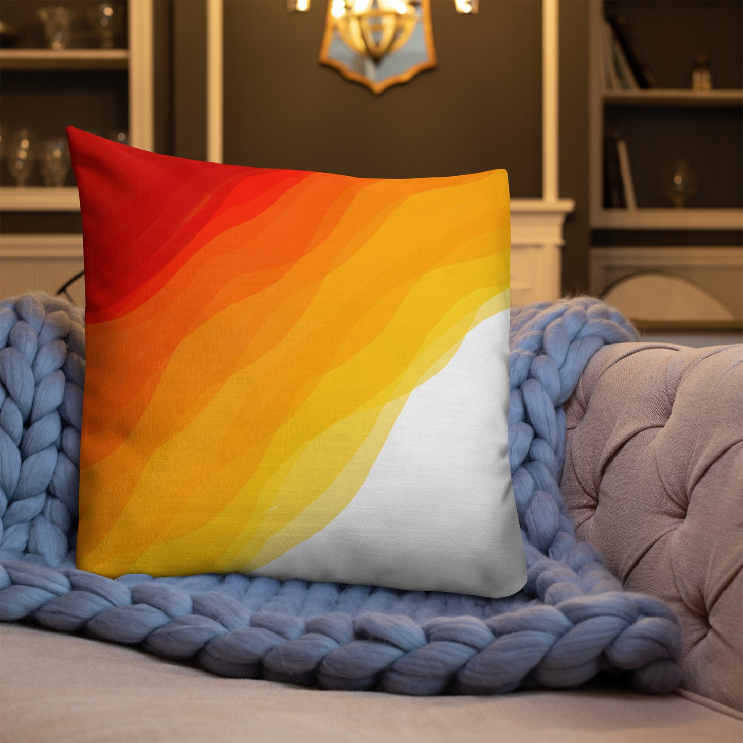 Molten Waves Premium Pillow