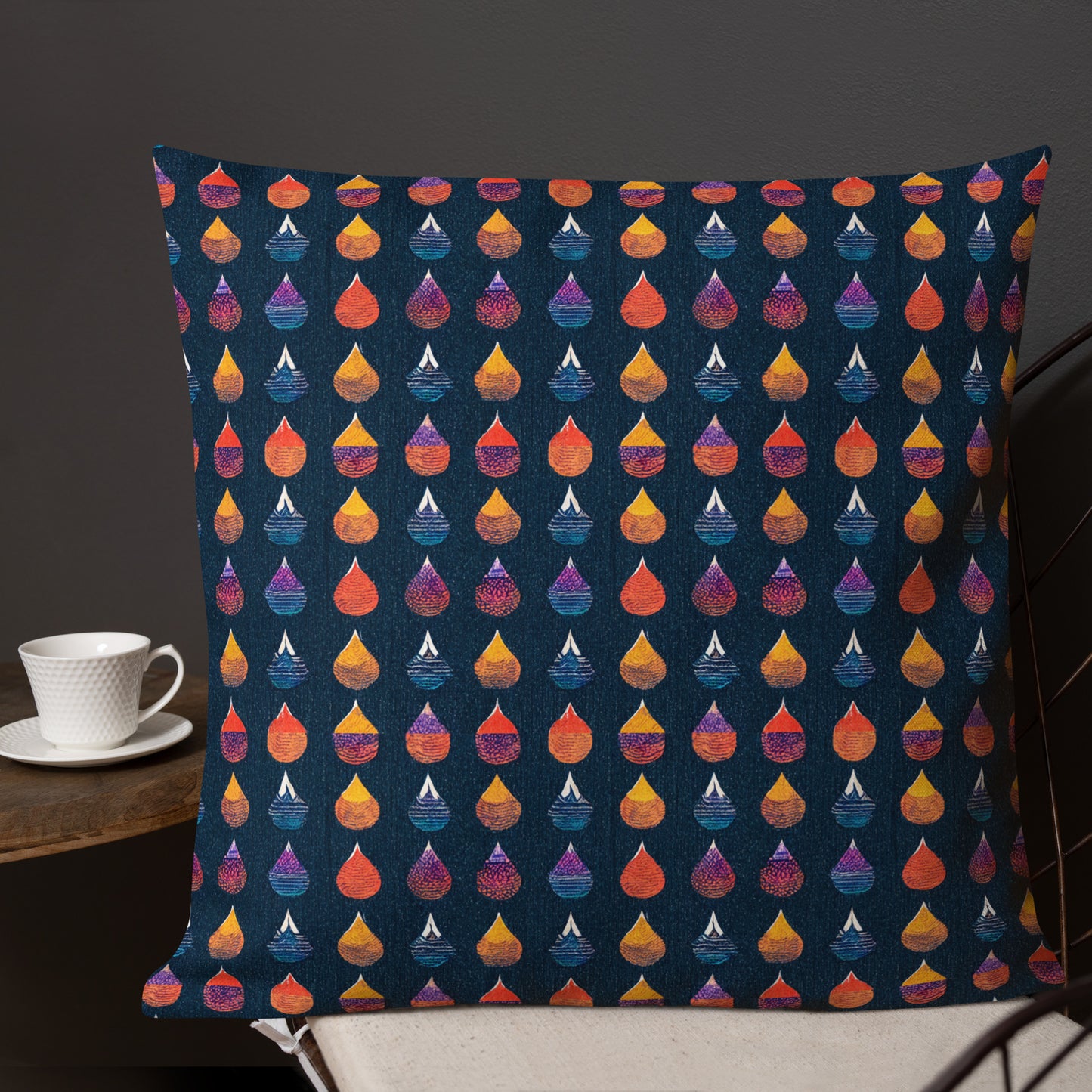 Prismatic Precipitation Premium Pillow