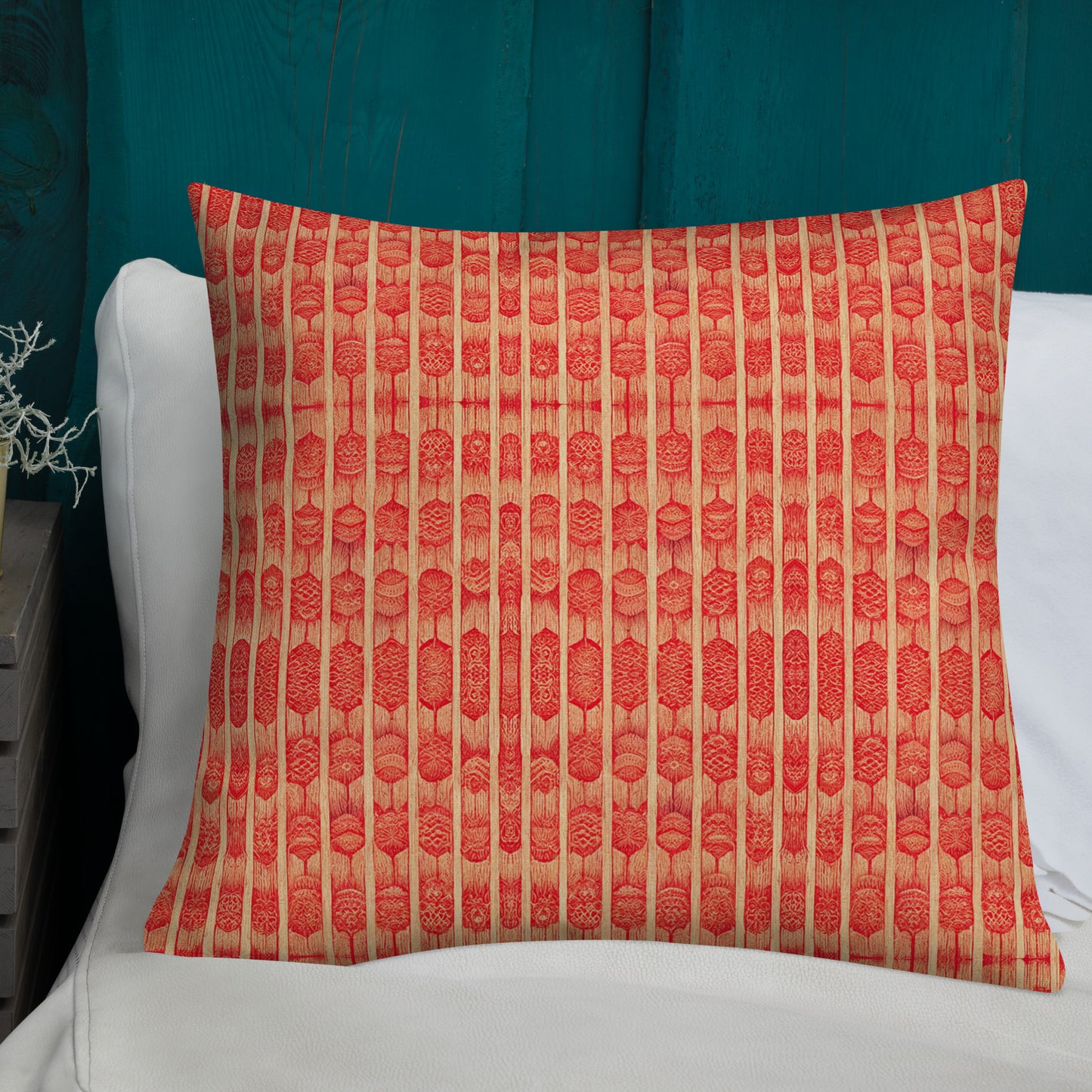 Scarlet Ribbon Premium Pillow