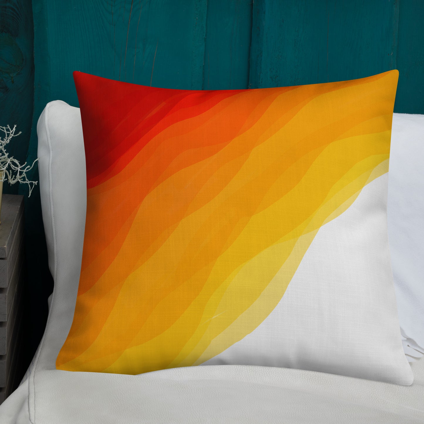 Molten Waves Premium Pillow