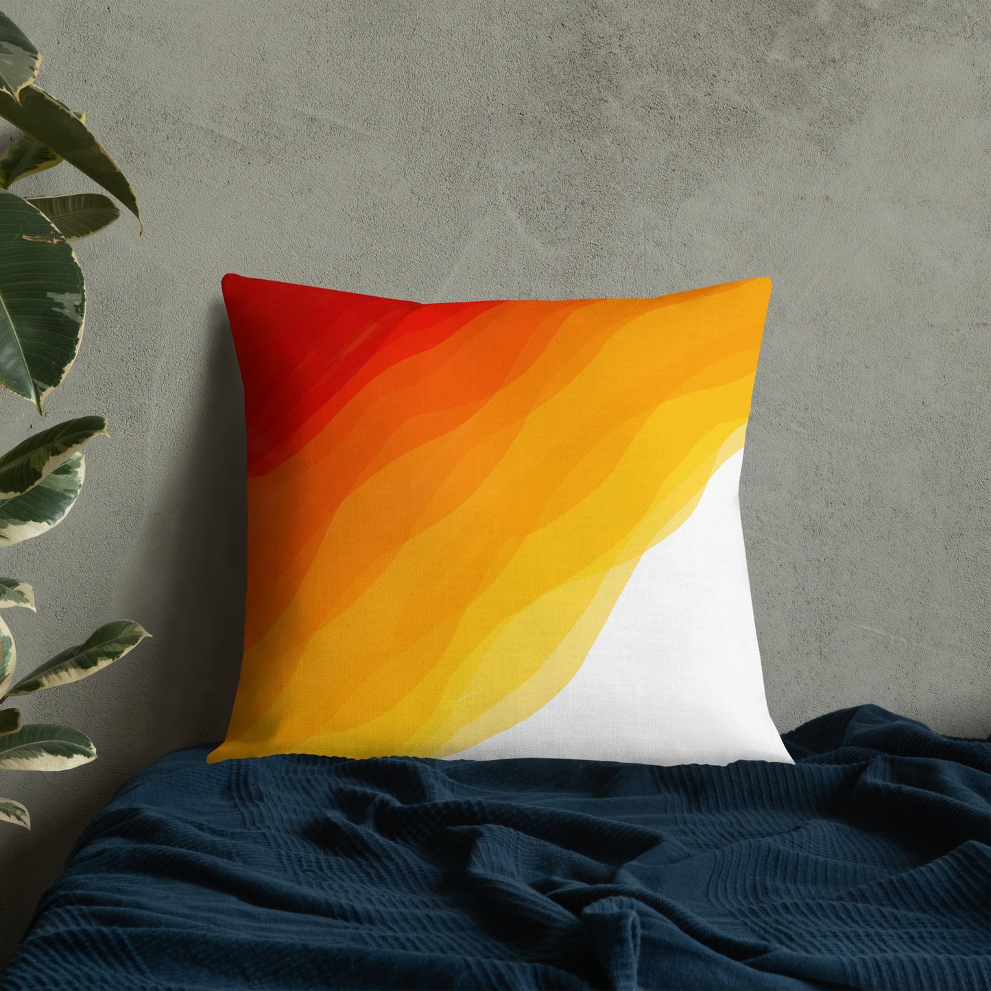 Molten Waves Premium Pillow