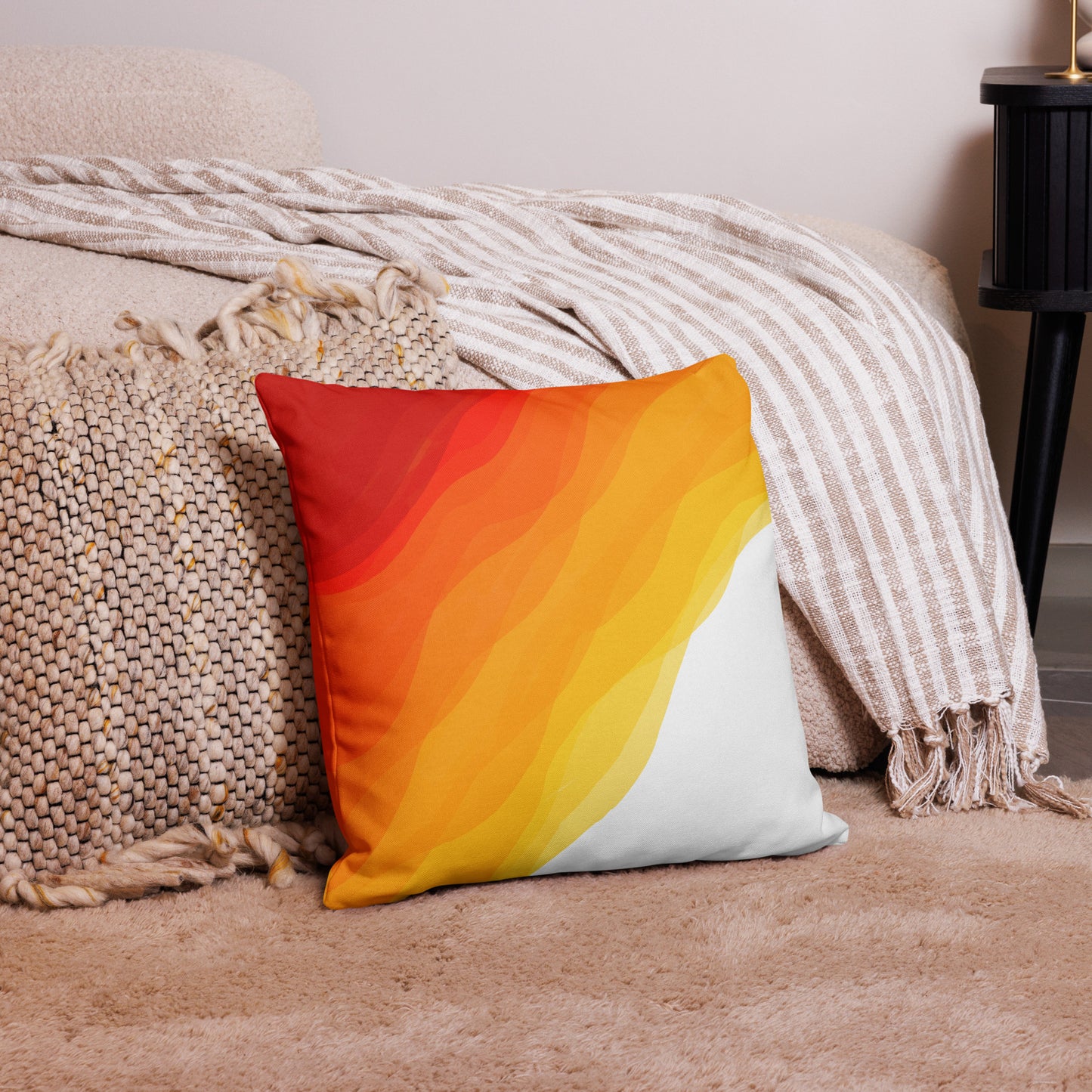 Molten Waves Premium Pillow Case