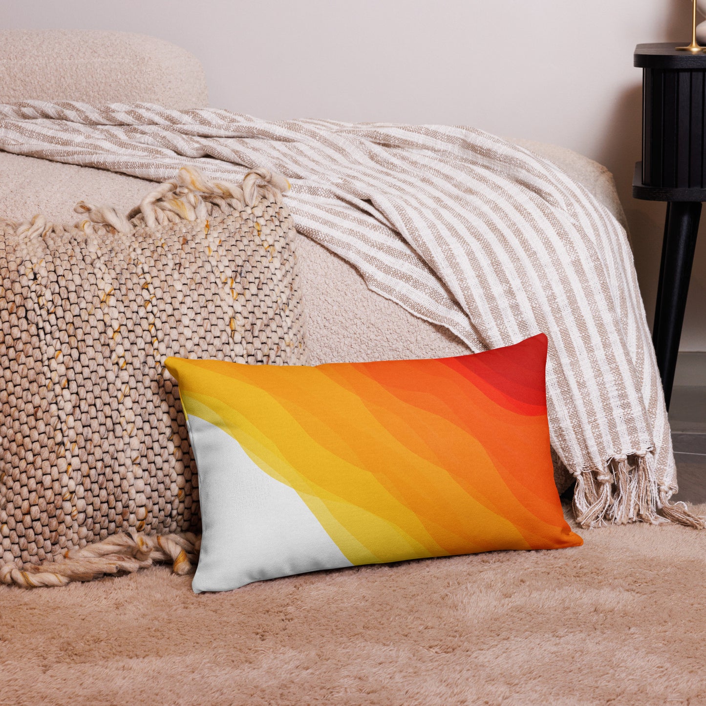 Molten Waves Premium Pillow Case