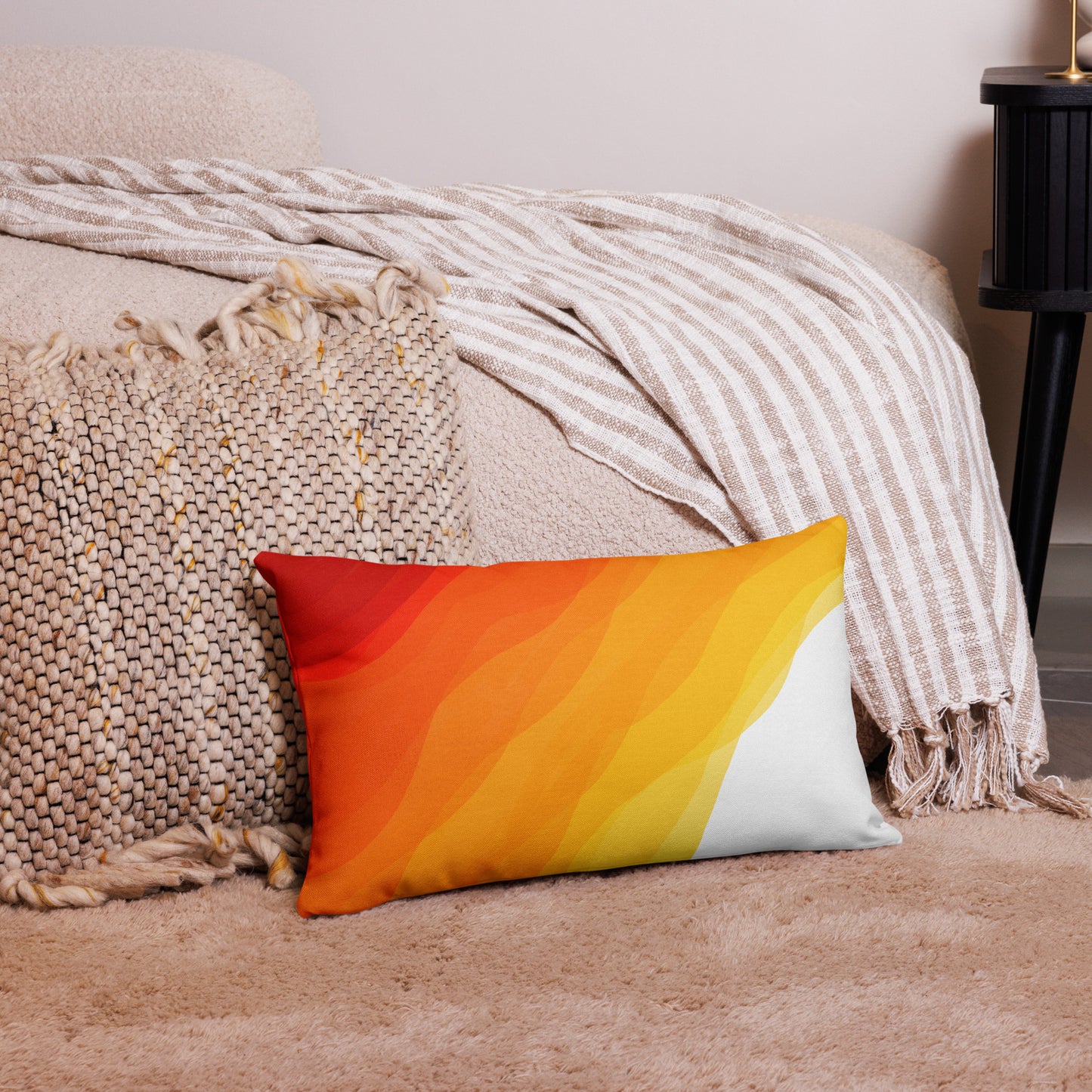 Molten Waves Premium Pillow Case