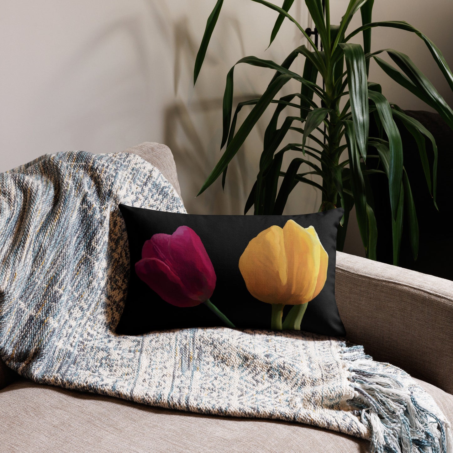 Jermita’s Tulips Premium Pillow Case