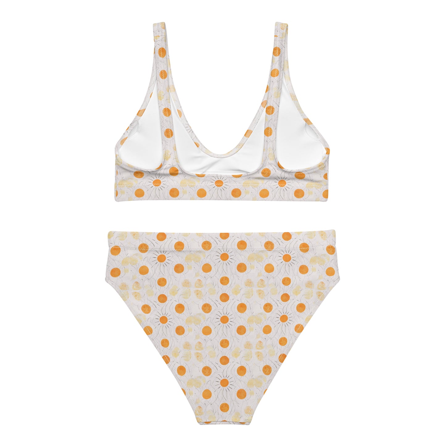 Fall Sun Recycled high-waisted bikini