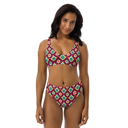 Morning Delight Recycled high-waisted bikini