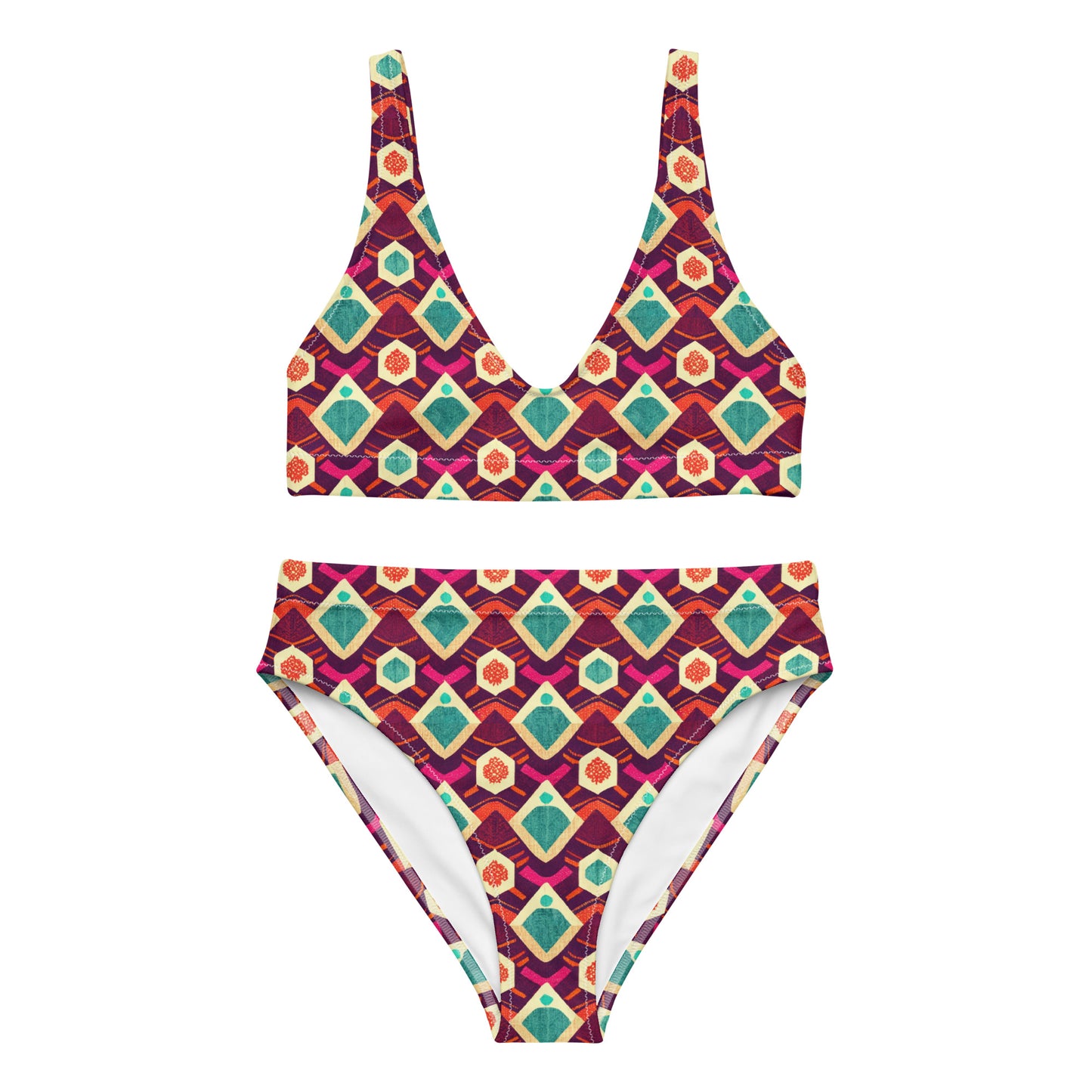 Morning Delight Recycled high-waisted bikini