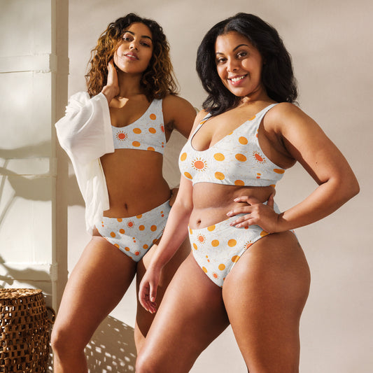 7th Sun Recycled high-waisted bikini