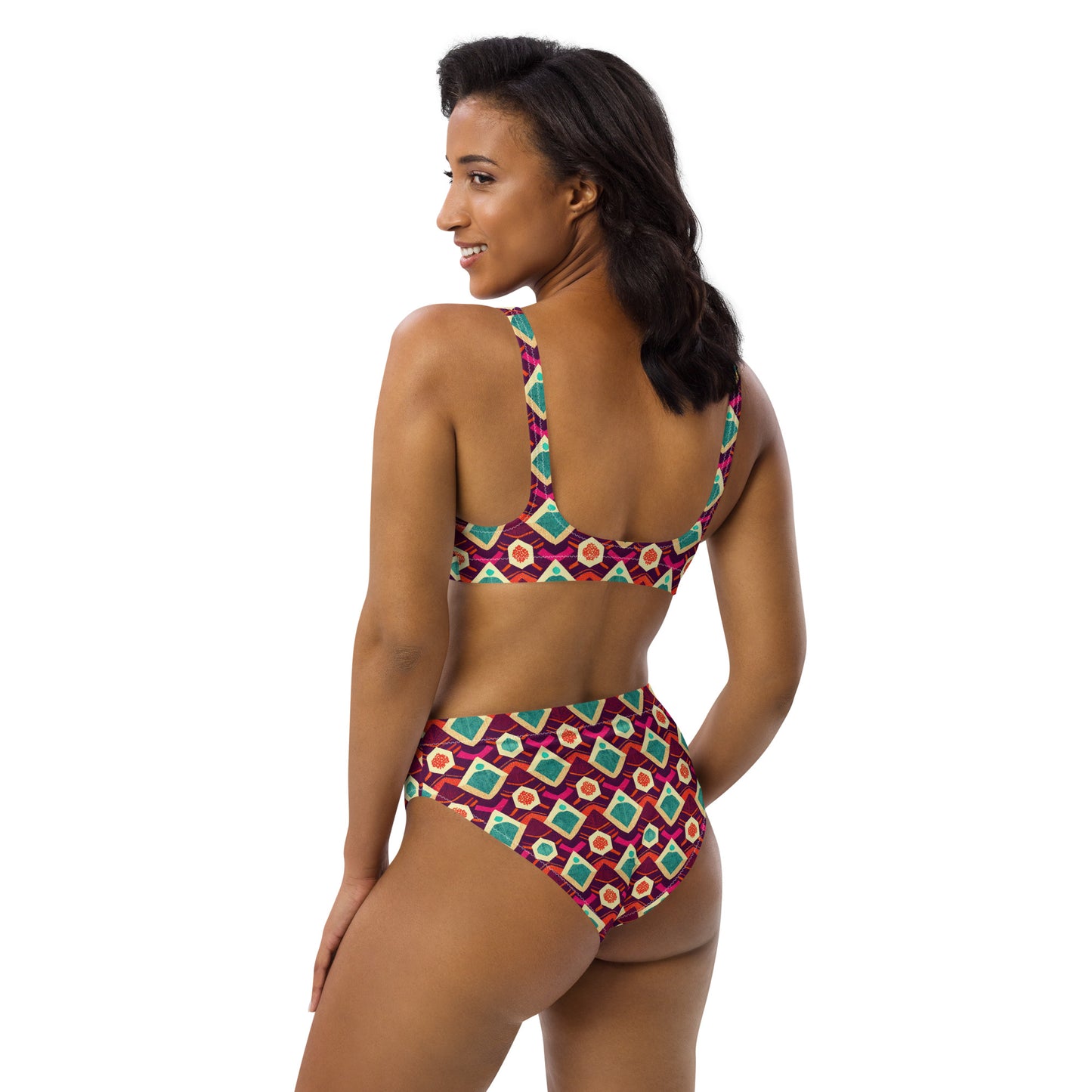 Morning Delight Recycled high-waisted bikini