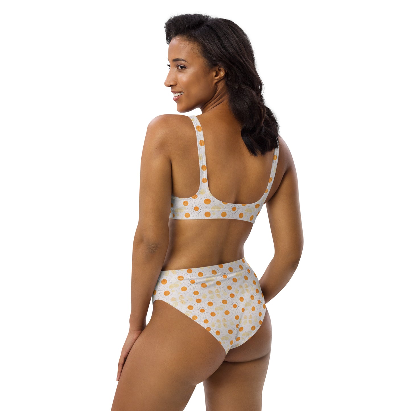 Fall Sun Recycled high-waisted bikini