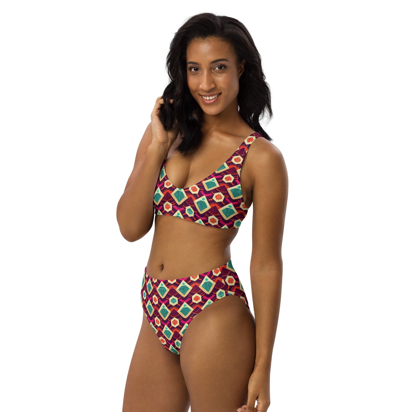 Morning Delight Recycled high-waisted bikini