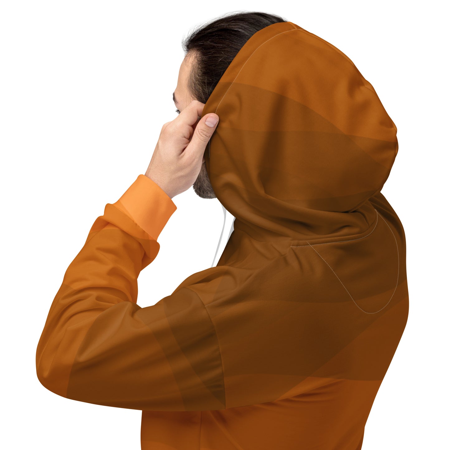 Tangerine Whirlpool Men’s Hoodie