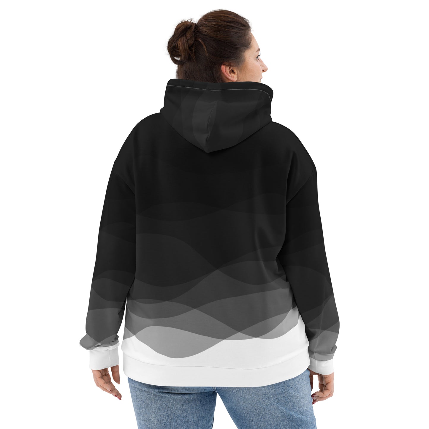 Graphite Waves Unisex Hoodie