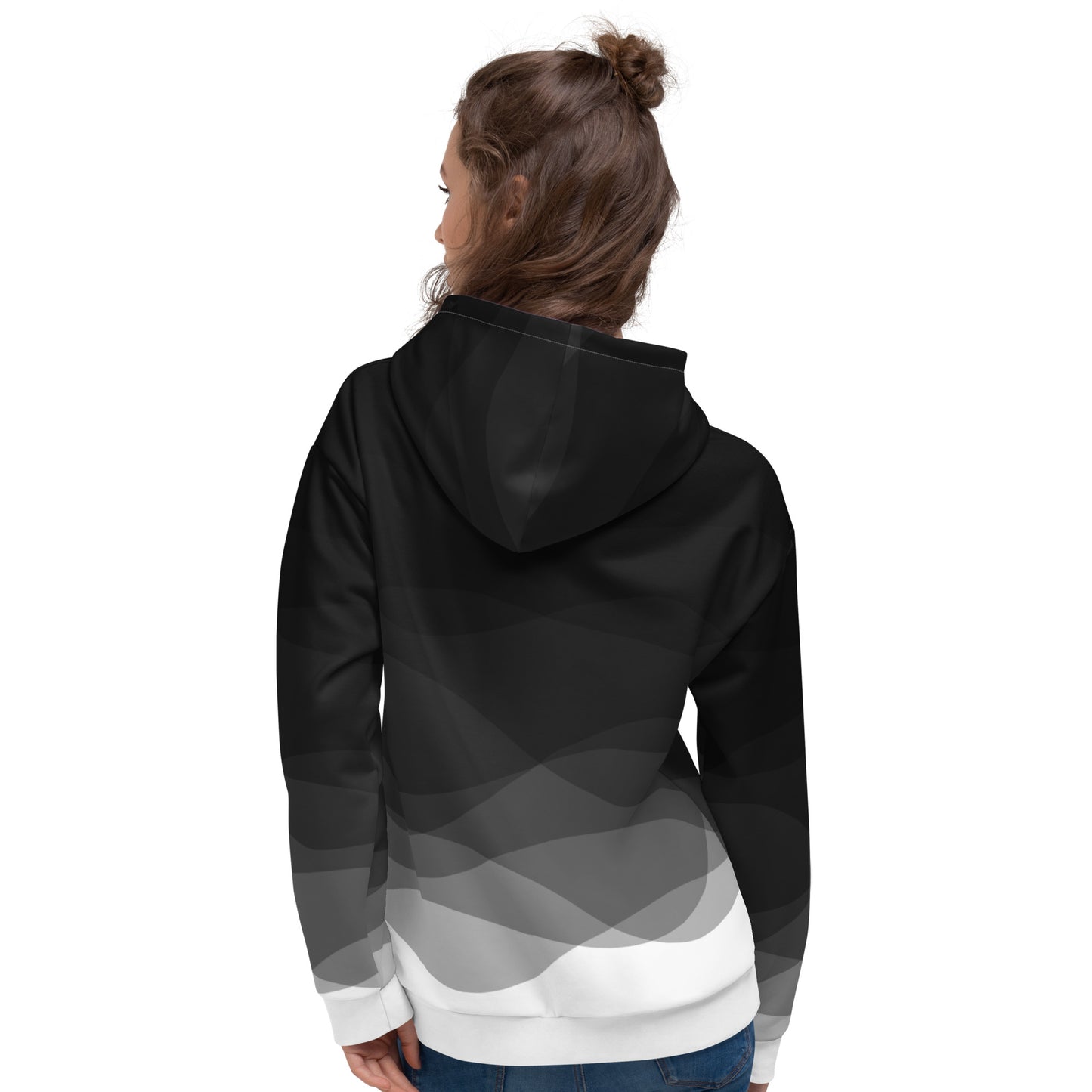 Graphite Waves Unisex Hoodie