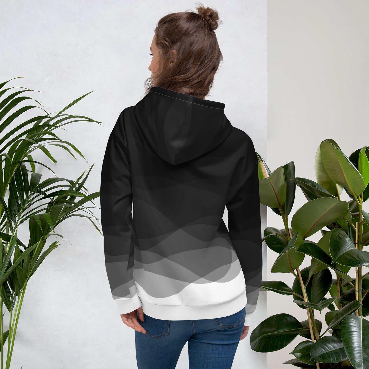 Graphite Waves Unisex Hoodie