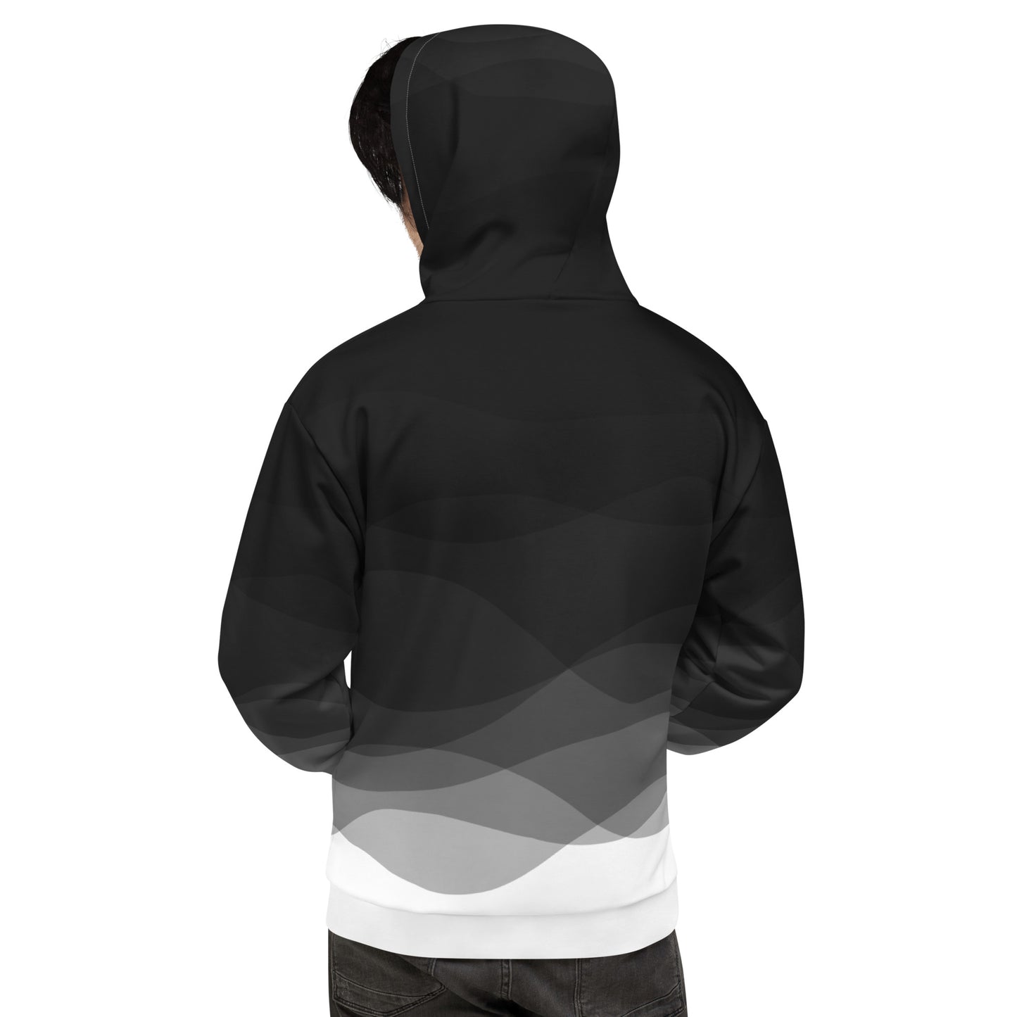 Graphite Waves Unisex Hoodie