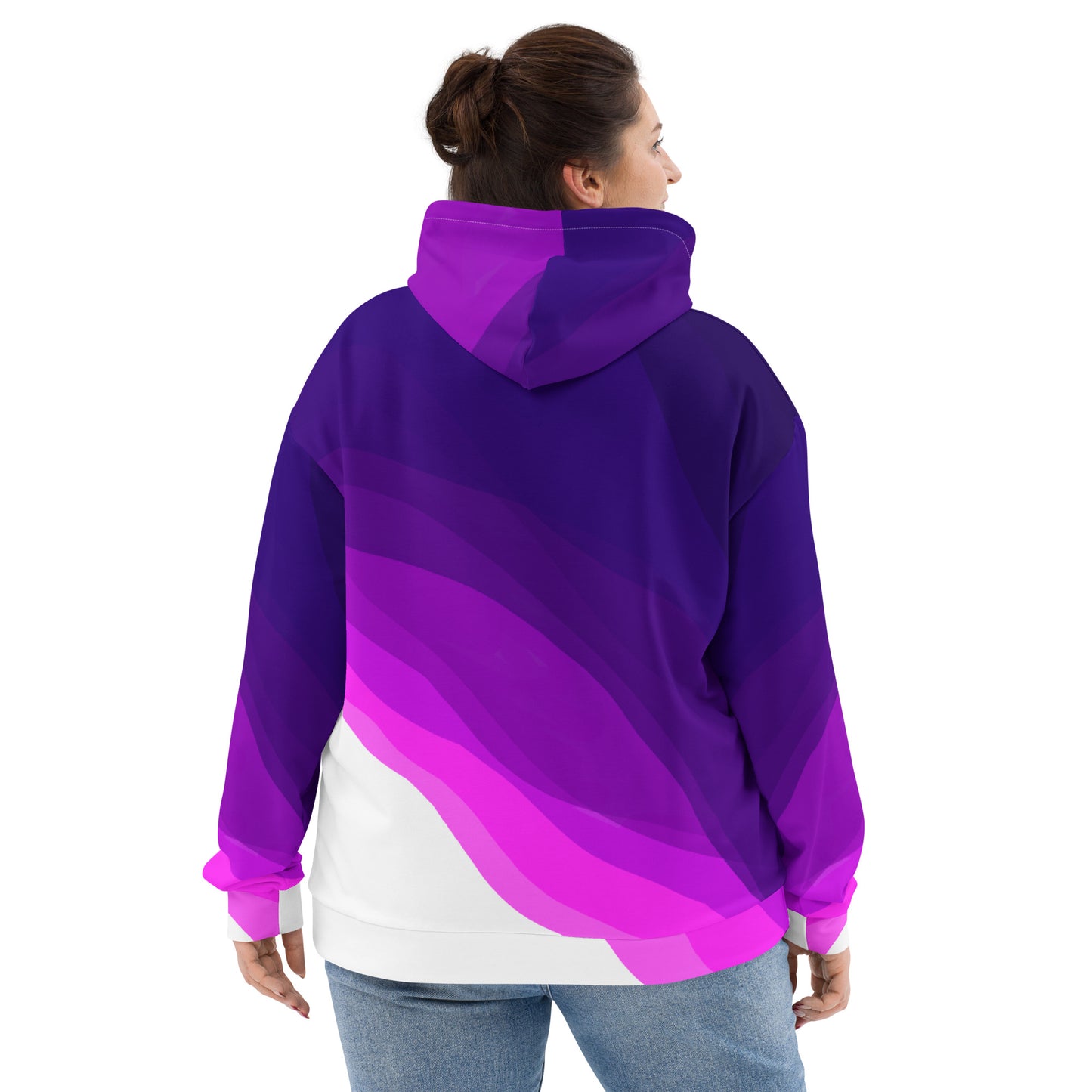 Plum Waves Unisex Hoodie