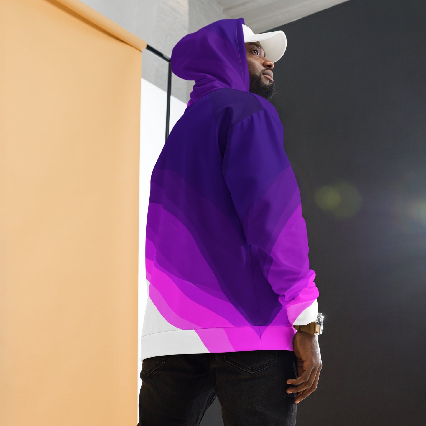 Plum Waves Unisex Hoodie