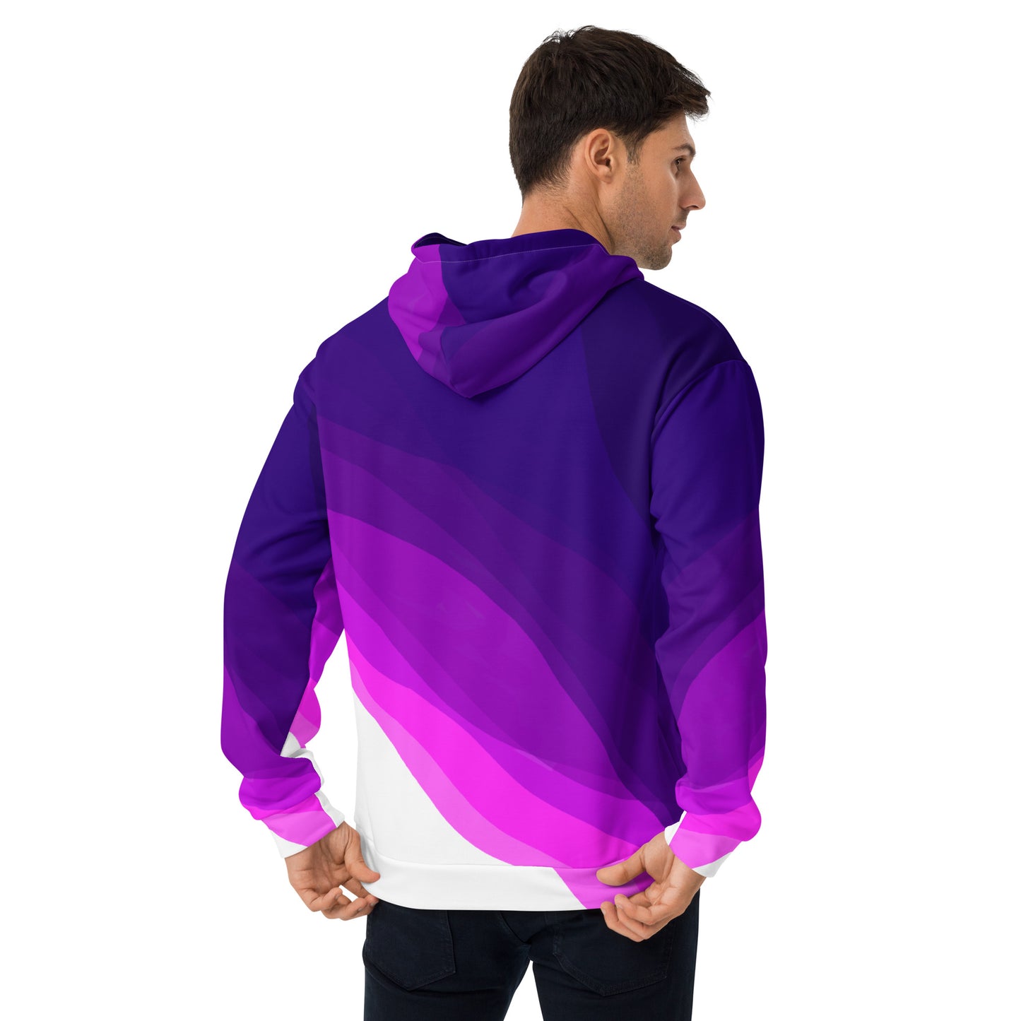 Plum Waves Unisex Hoodie