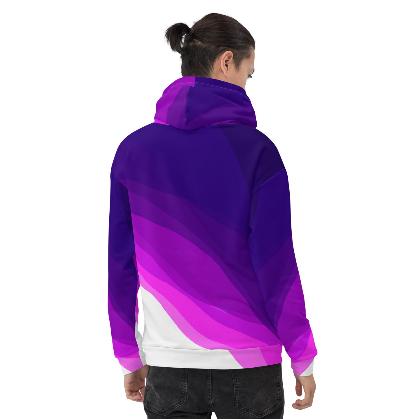 Plum Waves Unisex Hoodie