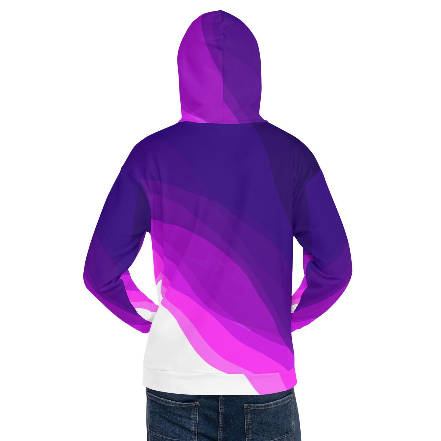 Plum Waves Unisex Hoodie