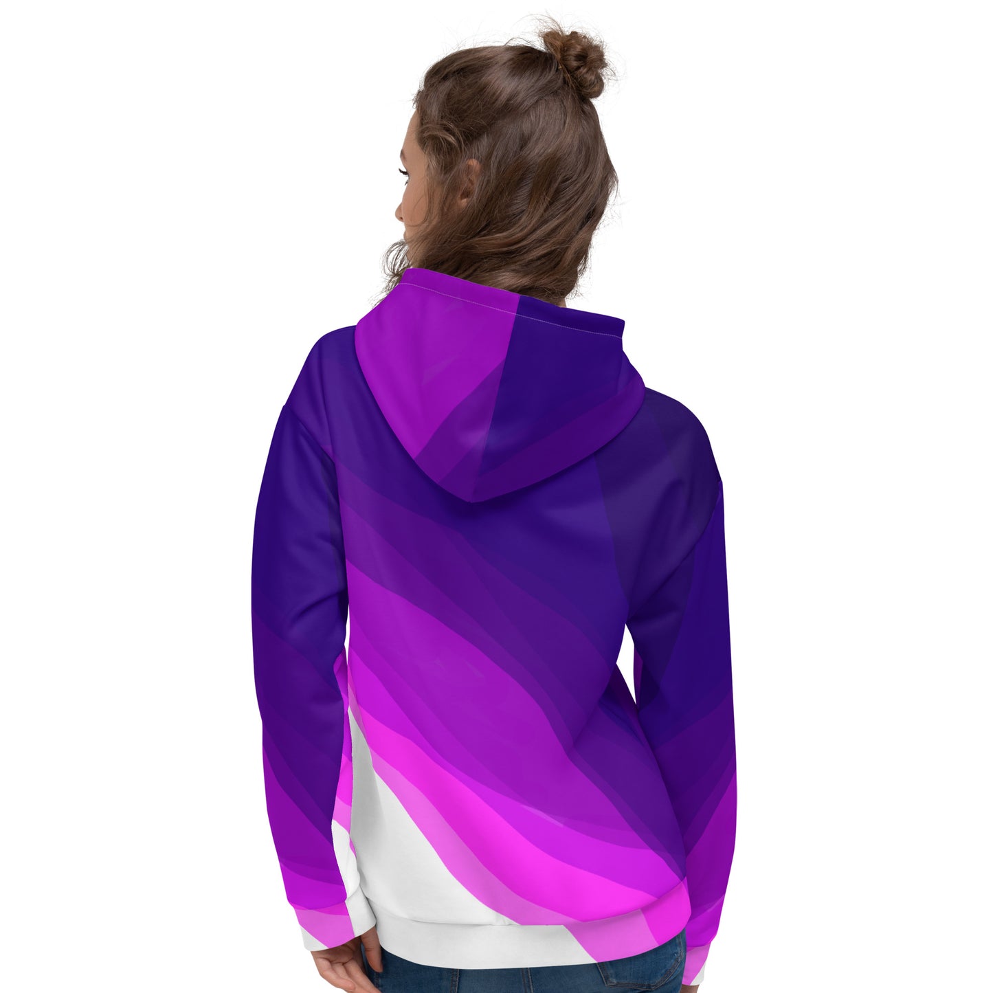 Plum Waves Unisex Hoodie