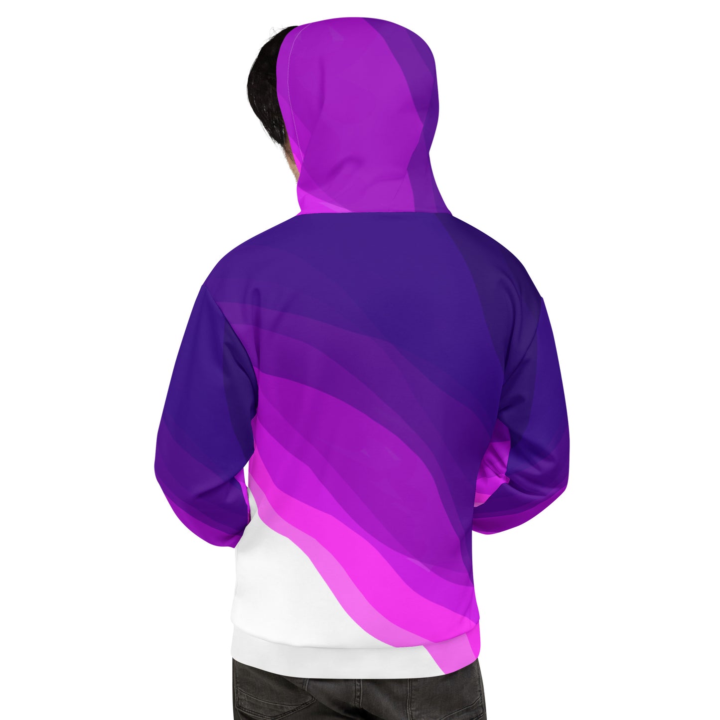 Plum Waves Unisex Hoodie