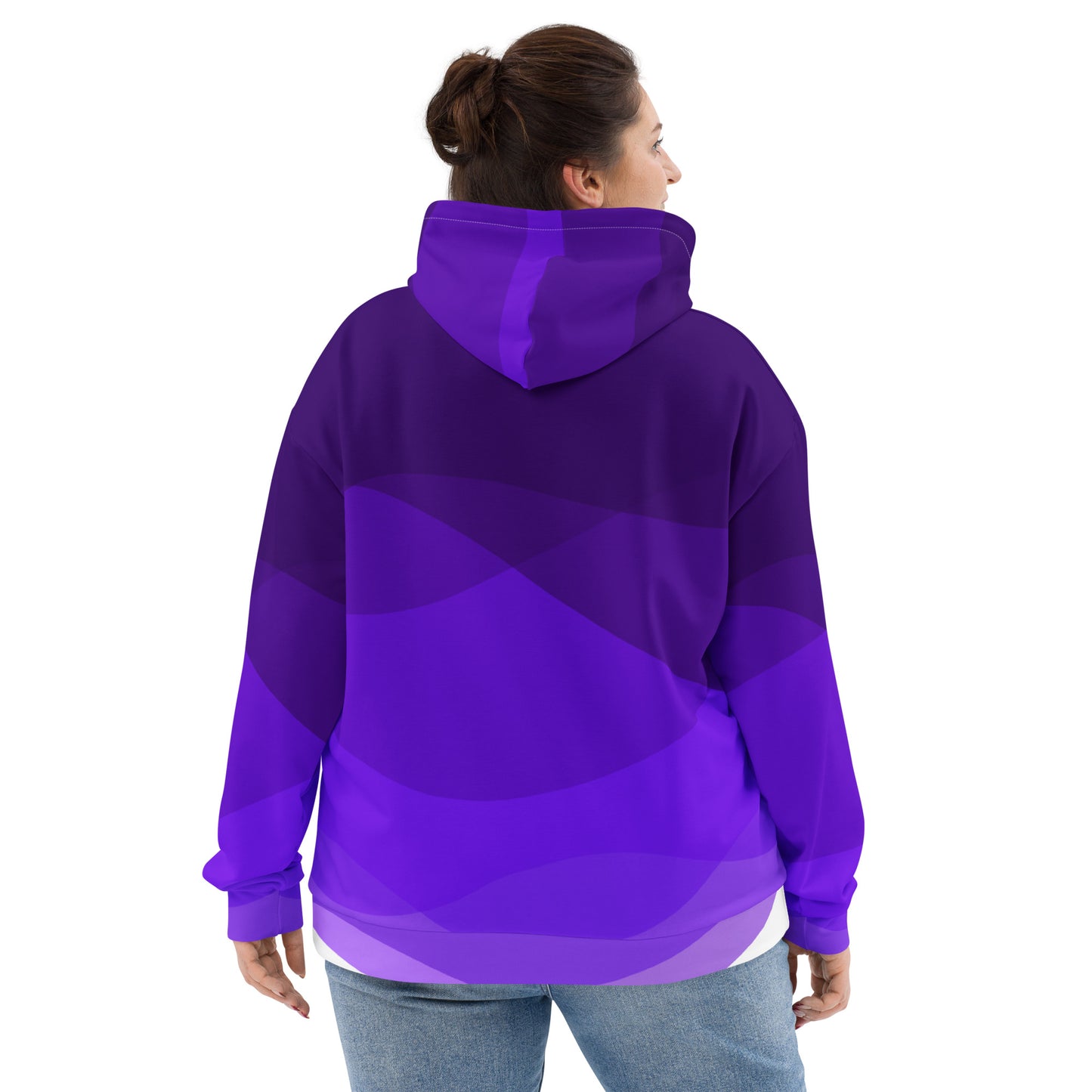 Violet Swirls Unisex Hoodie