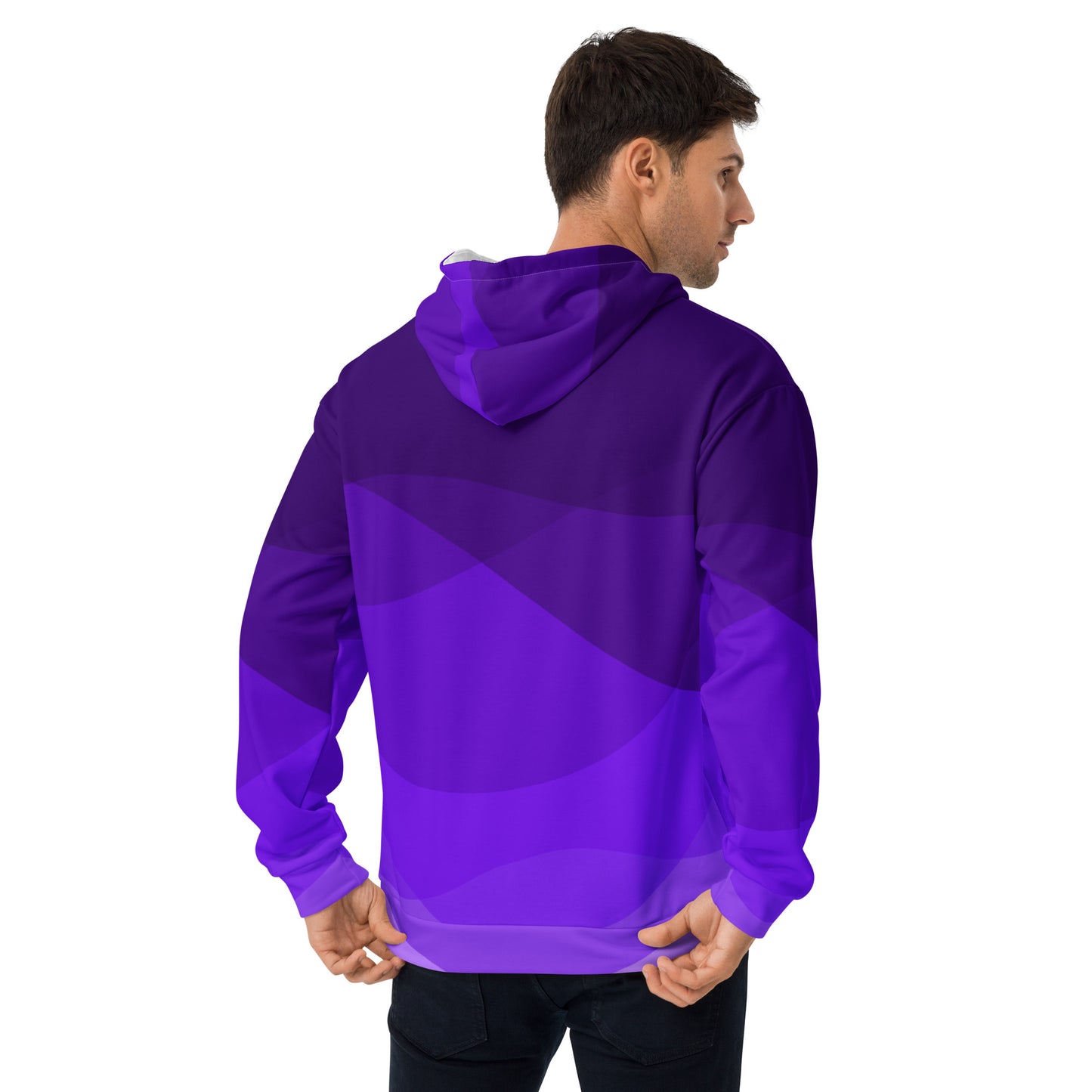 Violet Swirls Unisex Hoodie