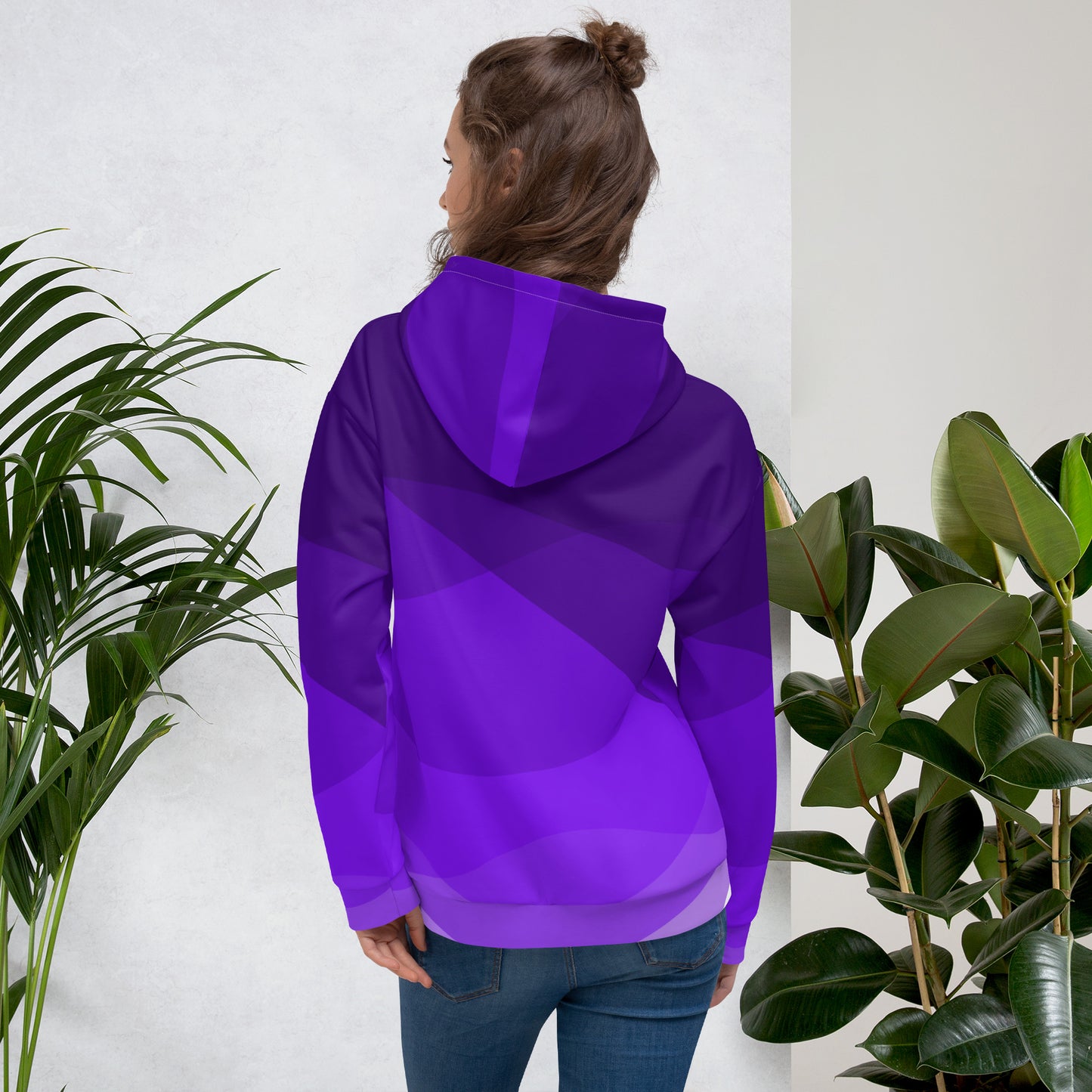 Violet Swirls Unisex Hoodie