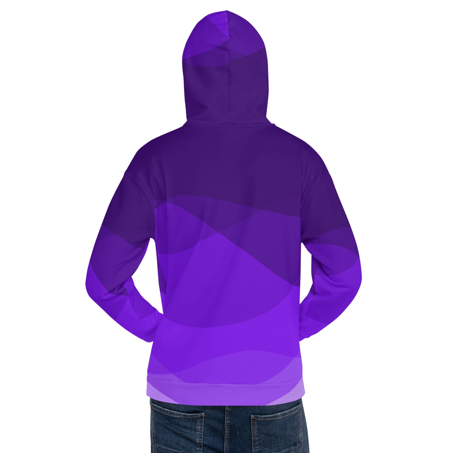 Violet Swirls Unisex Hoodie