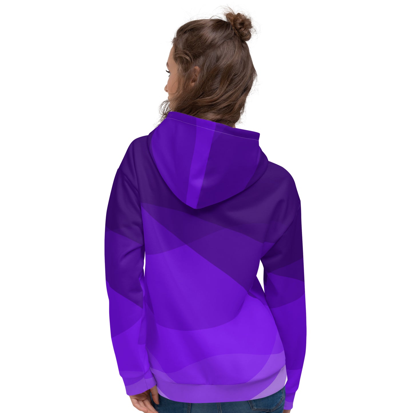 Violet Swirls Unisex Hoodie