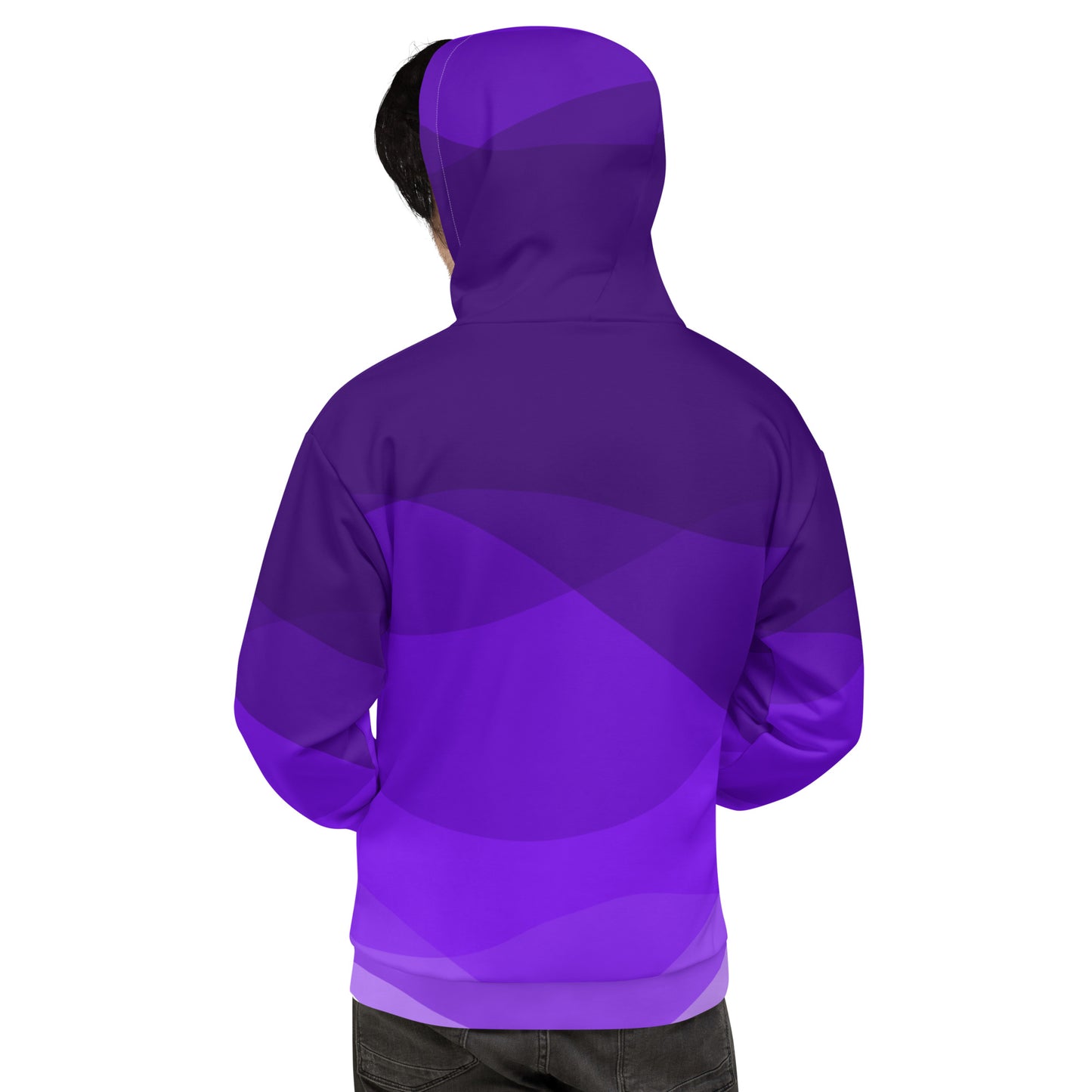 Violet Swirls Unisex Hoodie