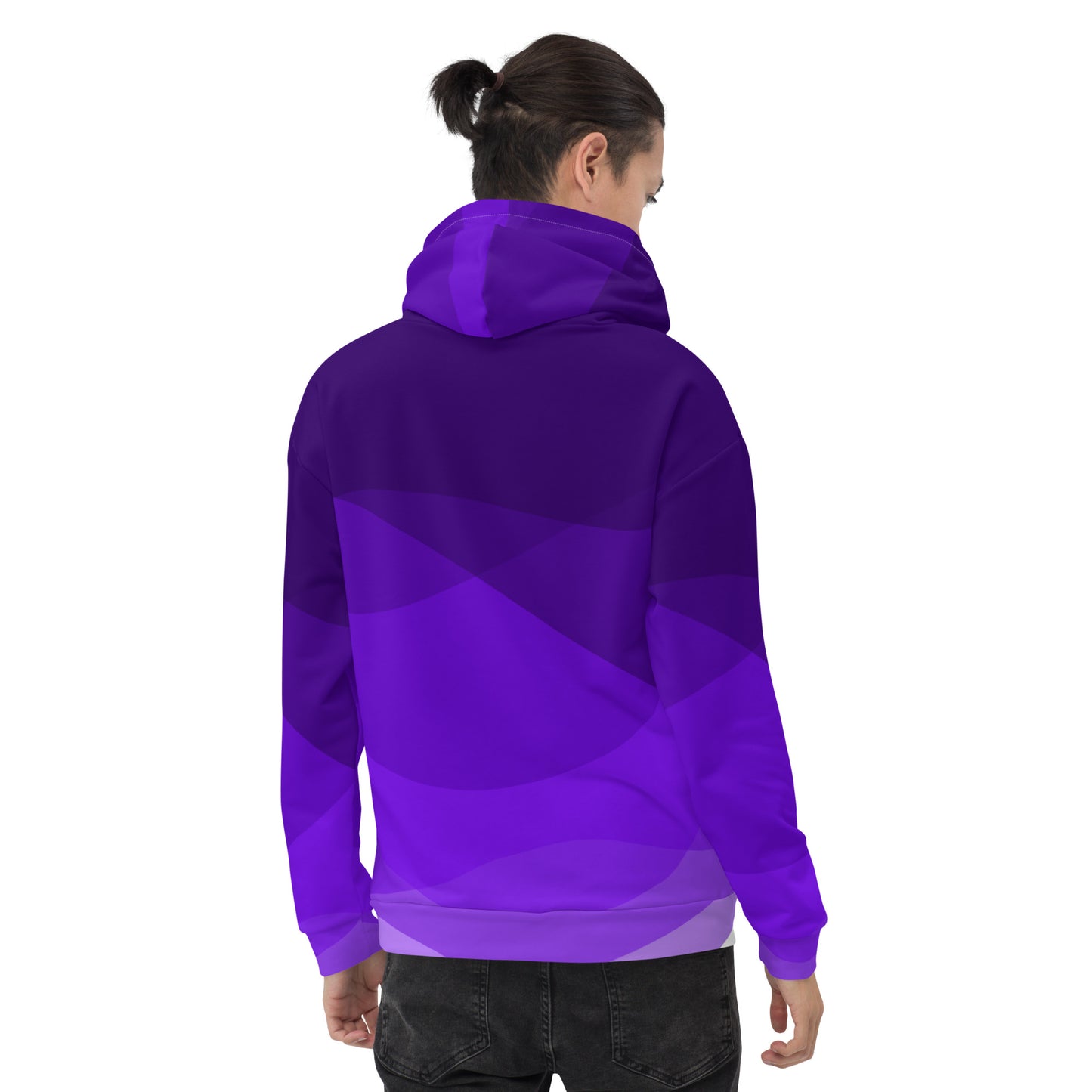 Violet Swirls Unisex Hoodie