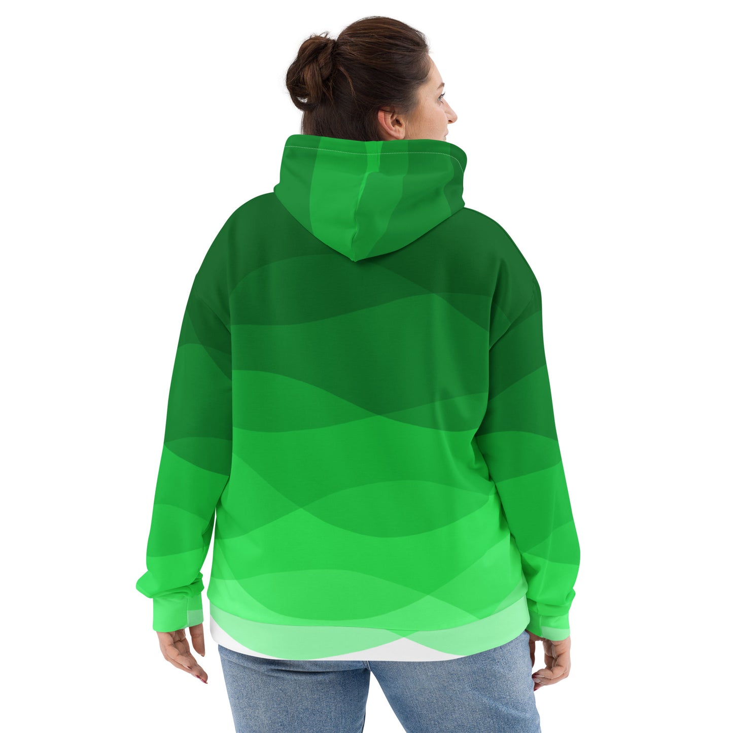 Green Cascade Unisex Hoodie