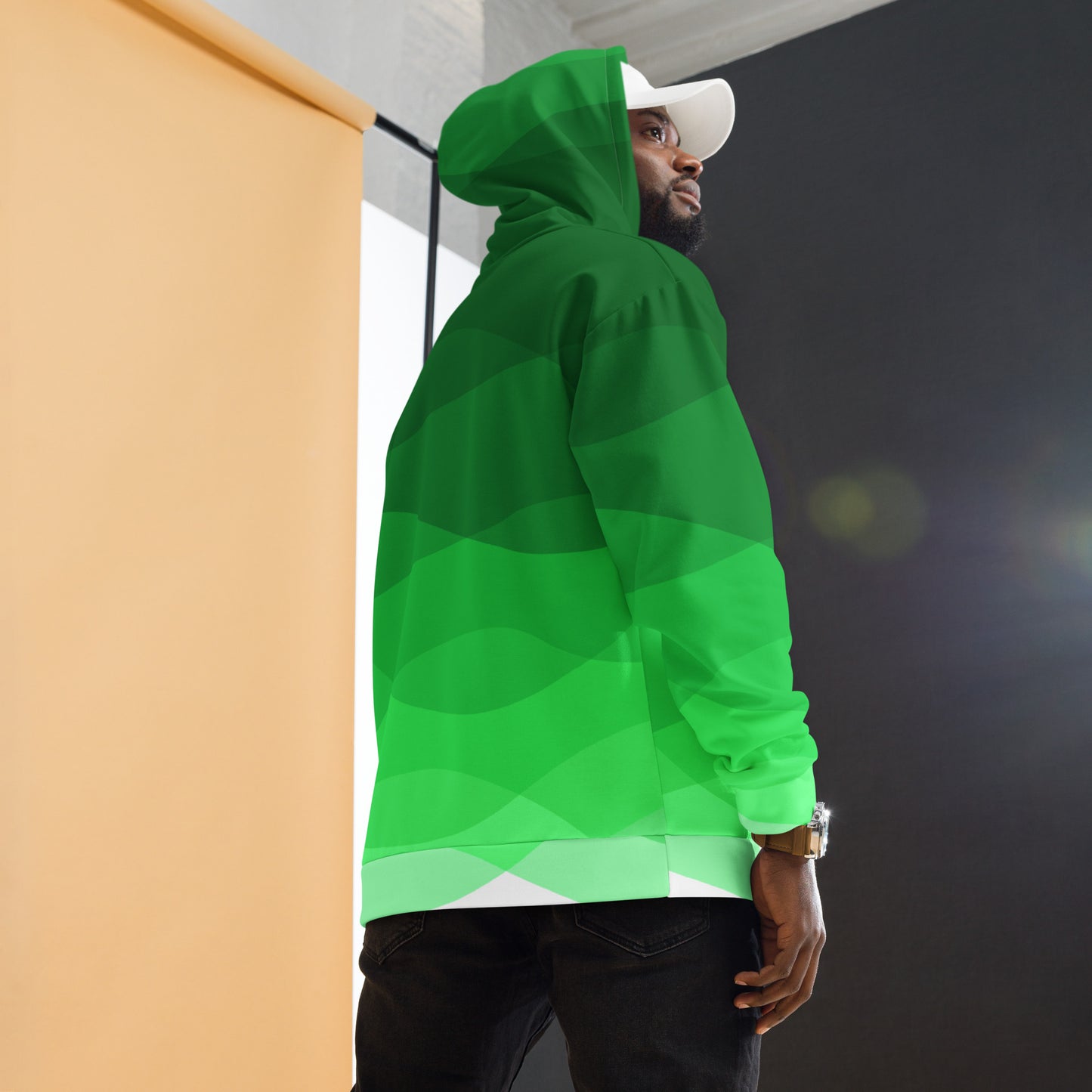 Green Cascade Unisex Hoodie