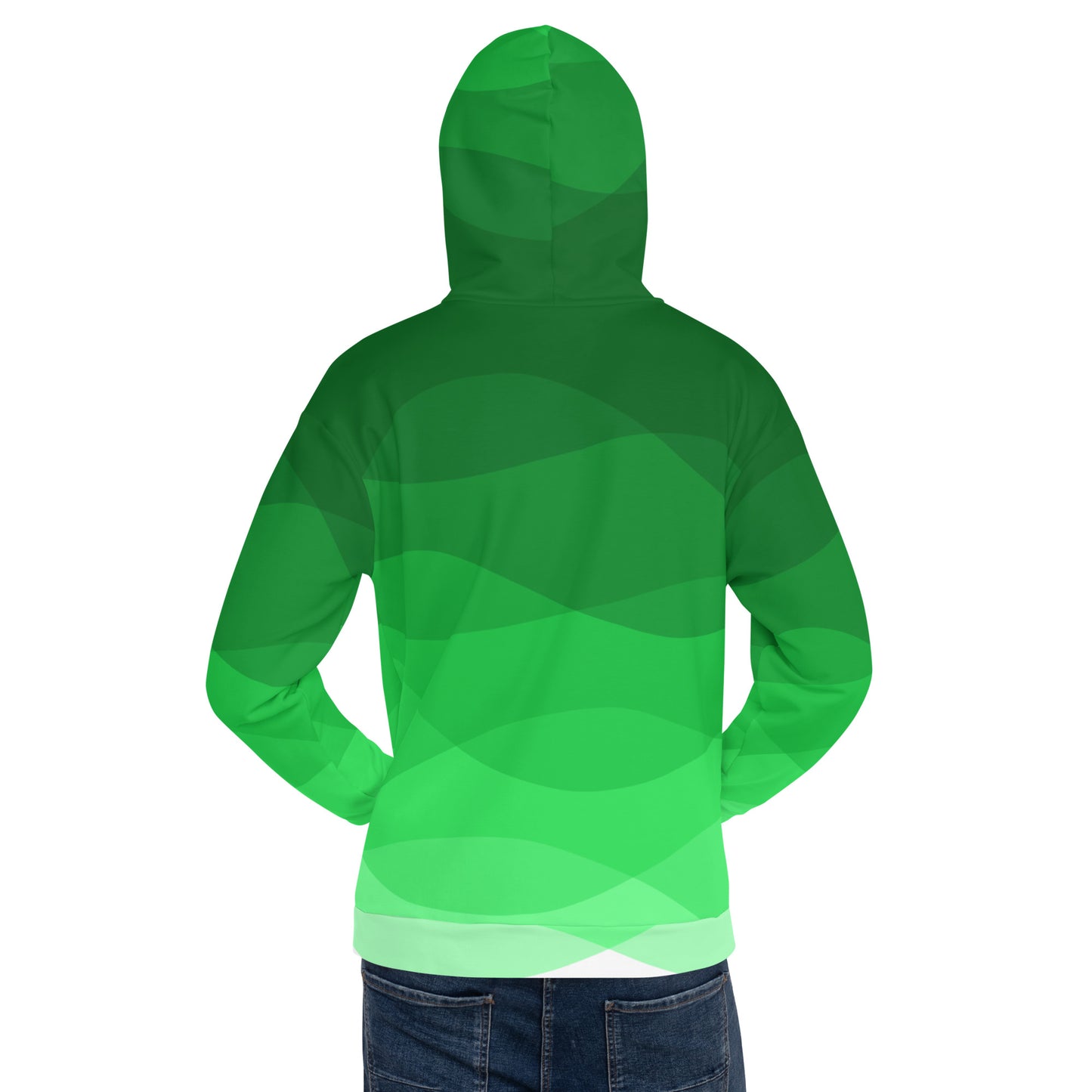 Green Cascade Unisex Hoodie