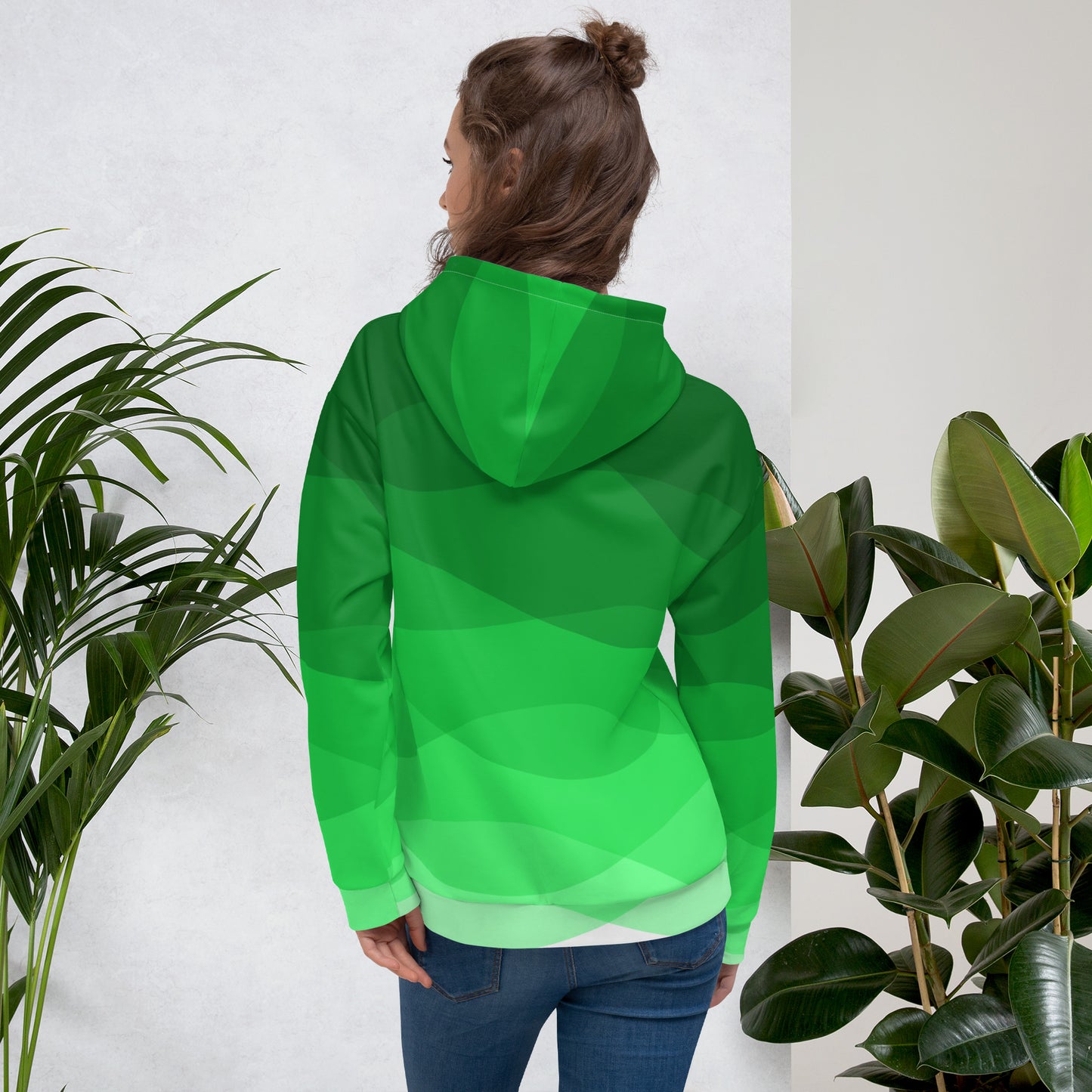 Green Cascade Unisex Hoodie