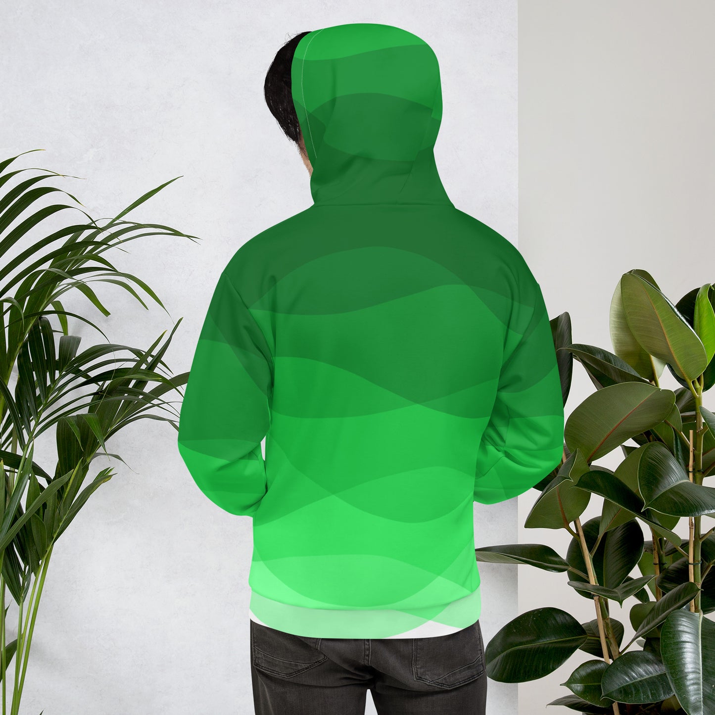 Green Cascade Unisex Hoodie