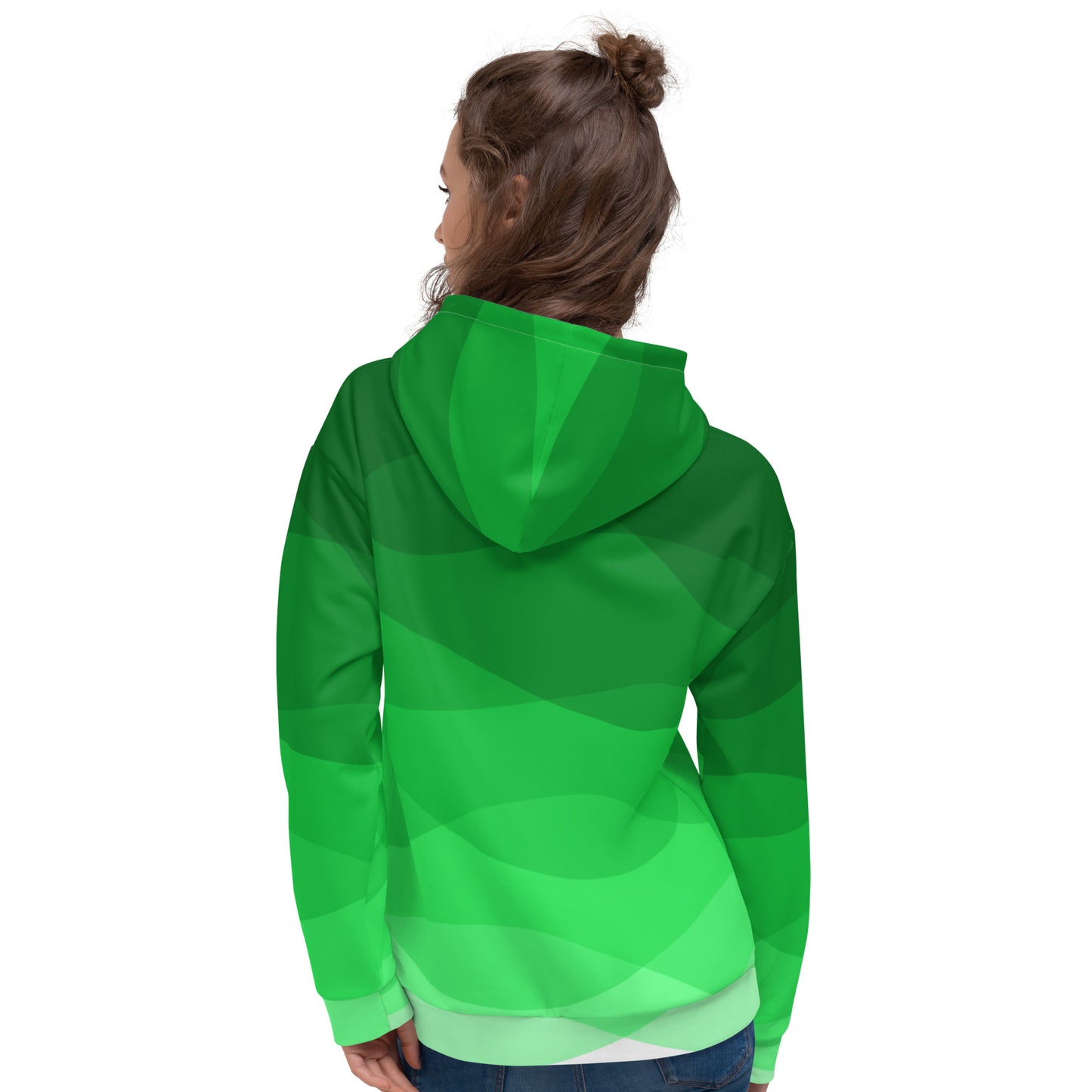 Green Cascade Unisex Hoodie