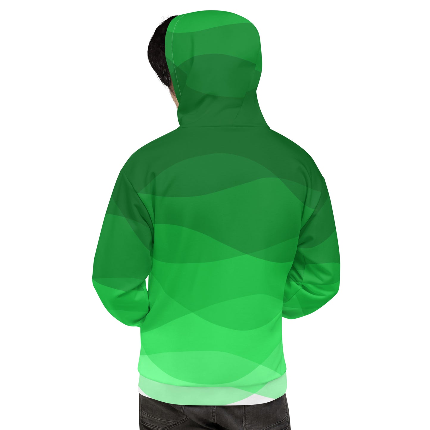 Green Cascade Unisex Hoodie