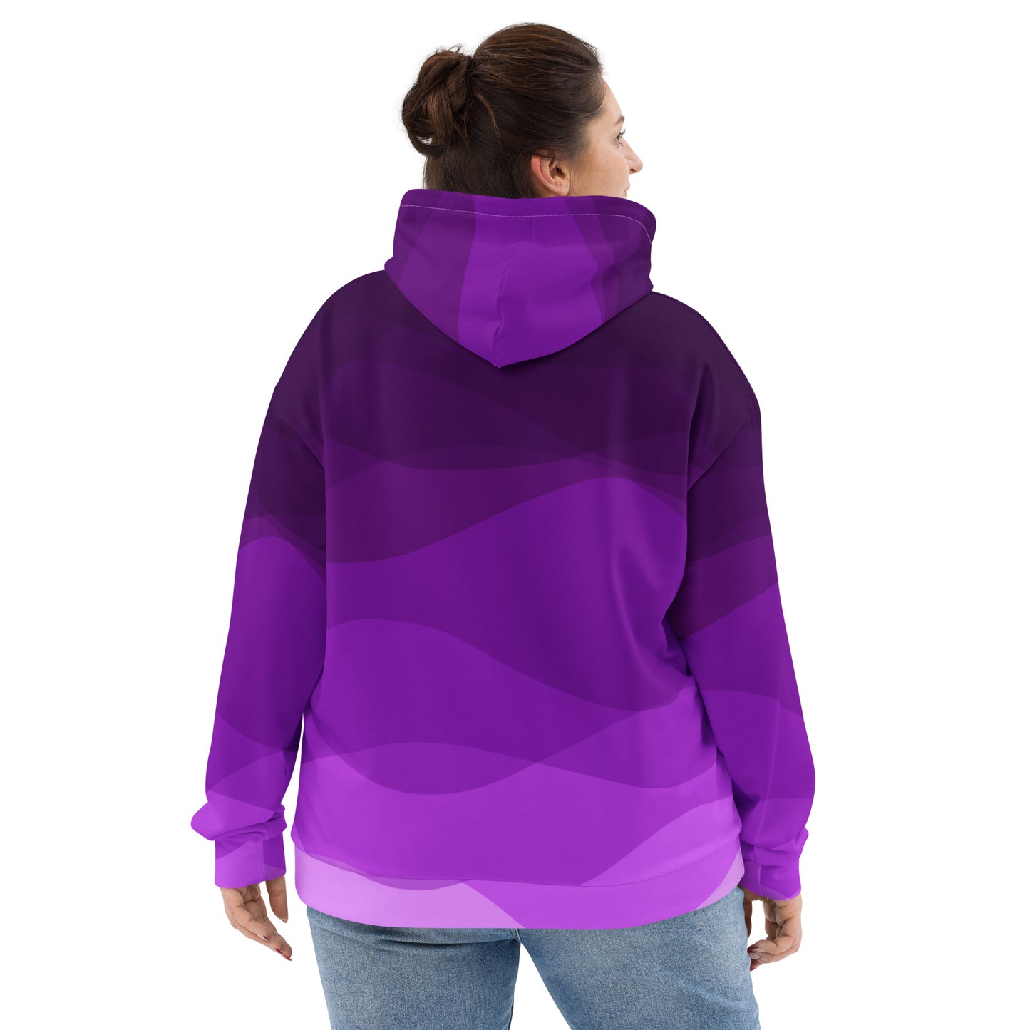 Plum Waves II Unisex Hoodie