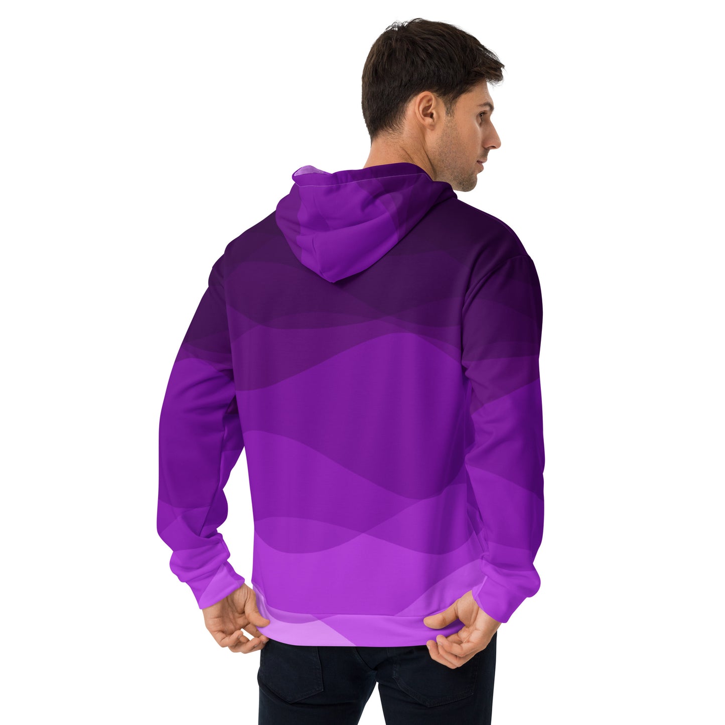 Plum Waves II Unisex Hoodie