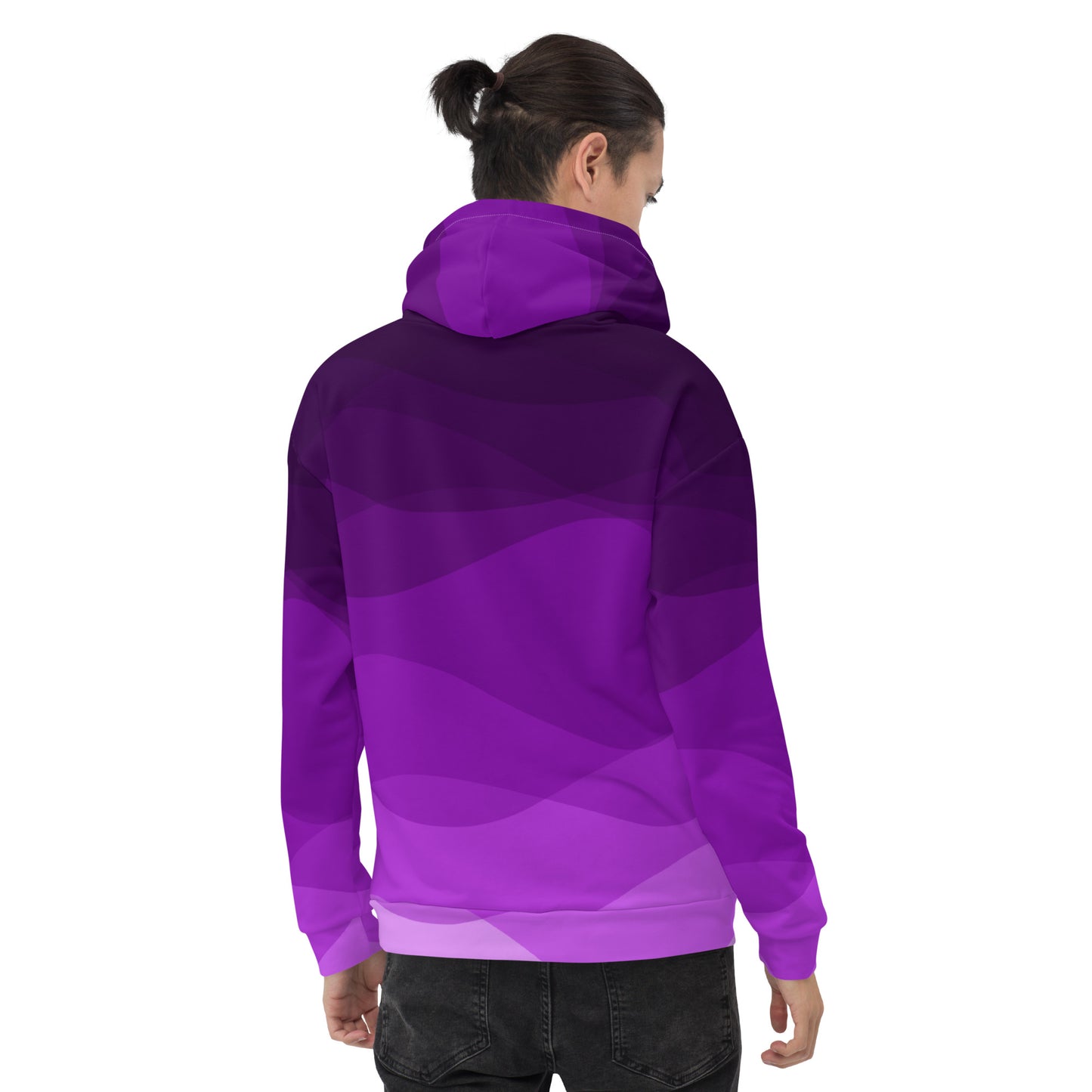 Plum Waves II Unisex Hoodie