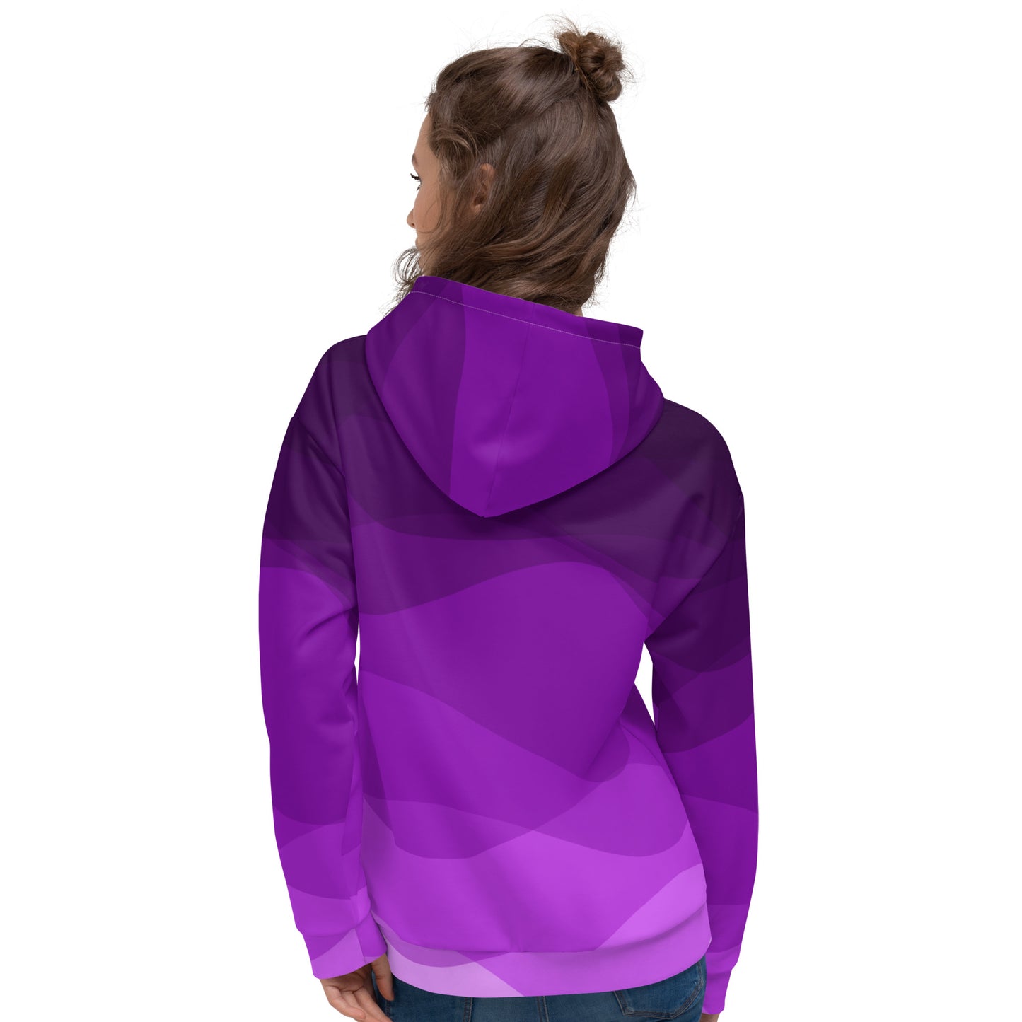 Plum Waves II Unisex Hoodie