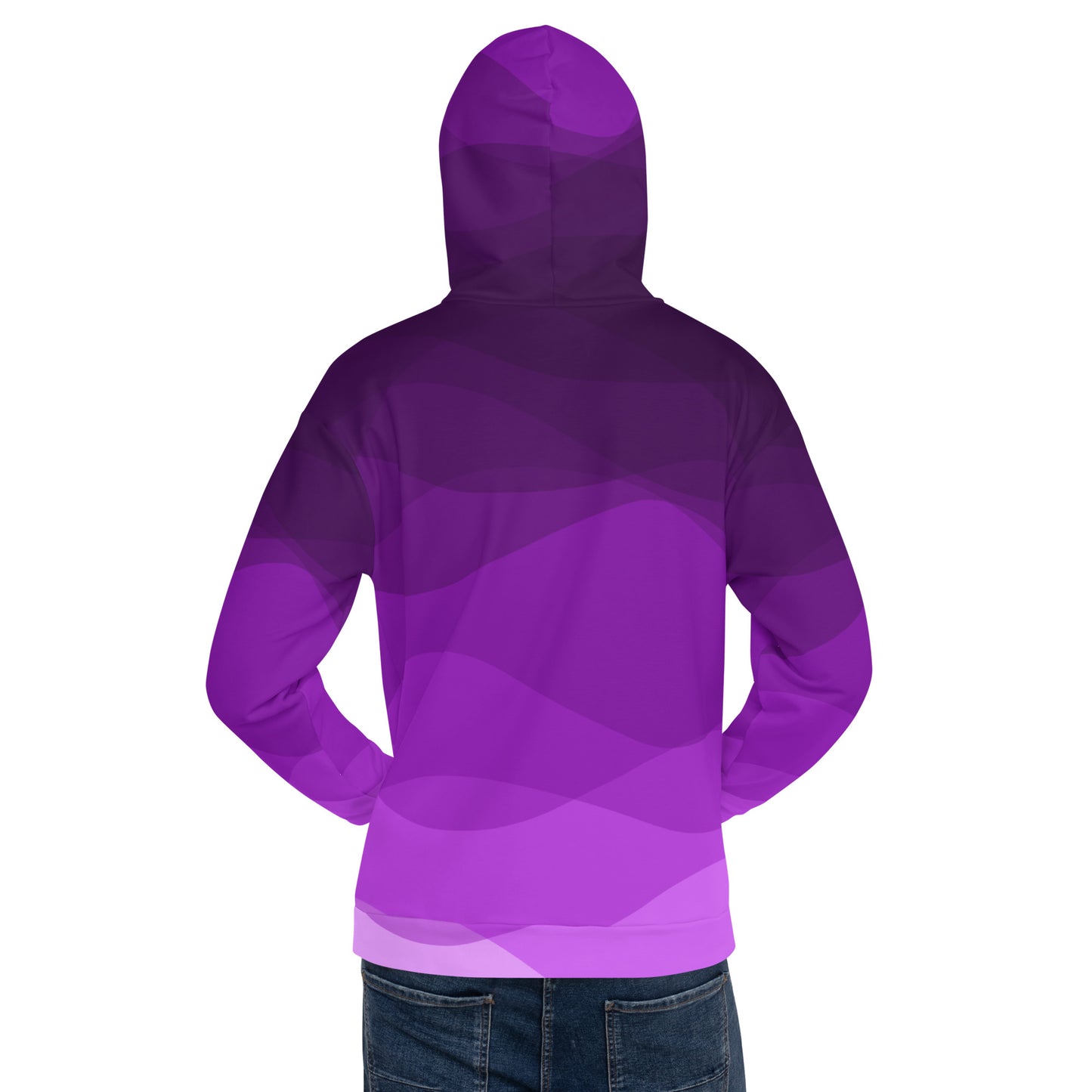 Plum Waves II Unisex Hoodie