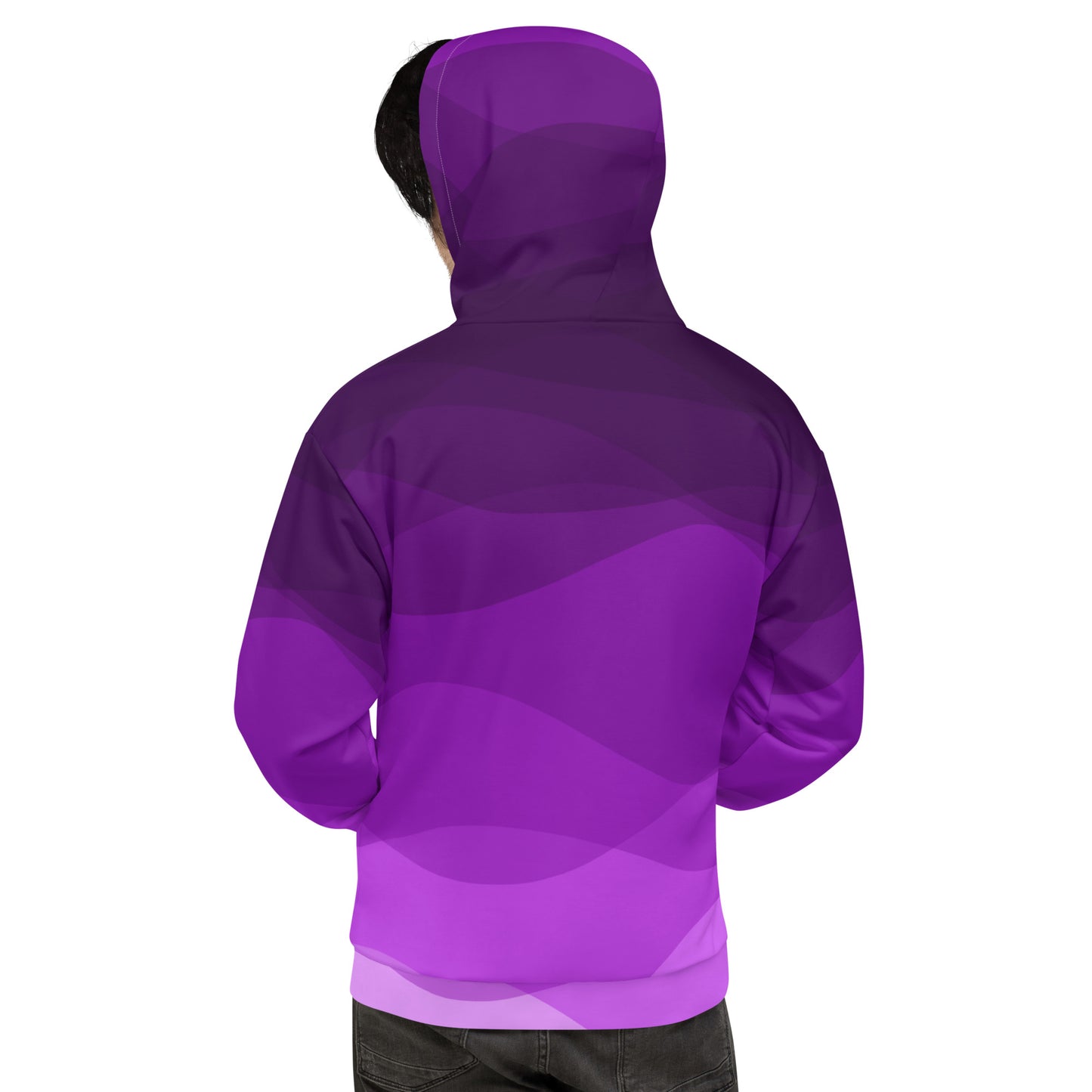 Plum Waves II Unisex Hoodie