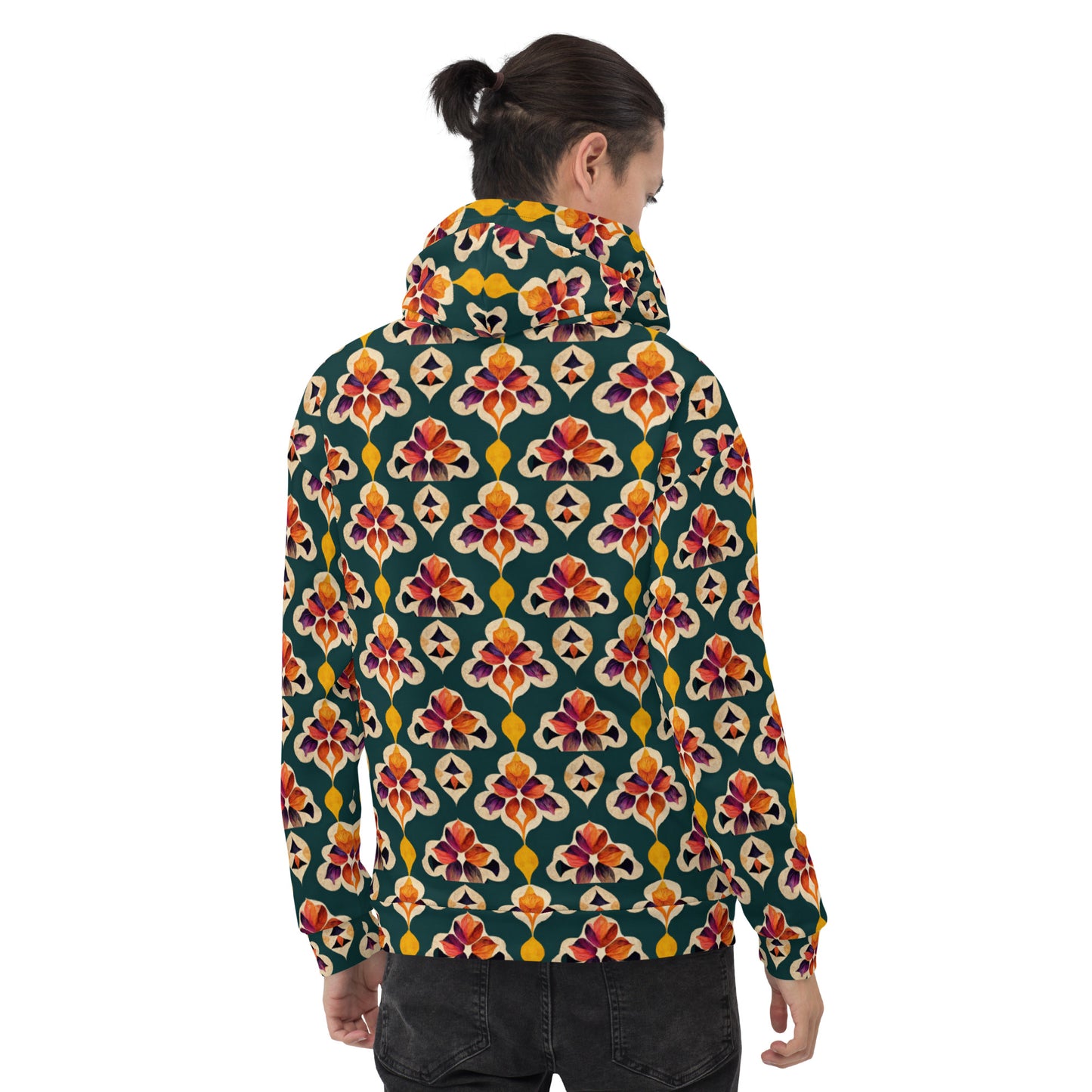 Ifrane’s Rainbow Blossoms Men’s Hoodie