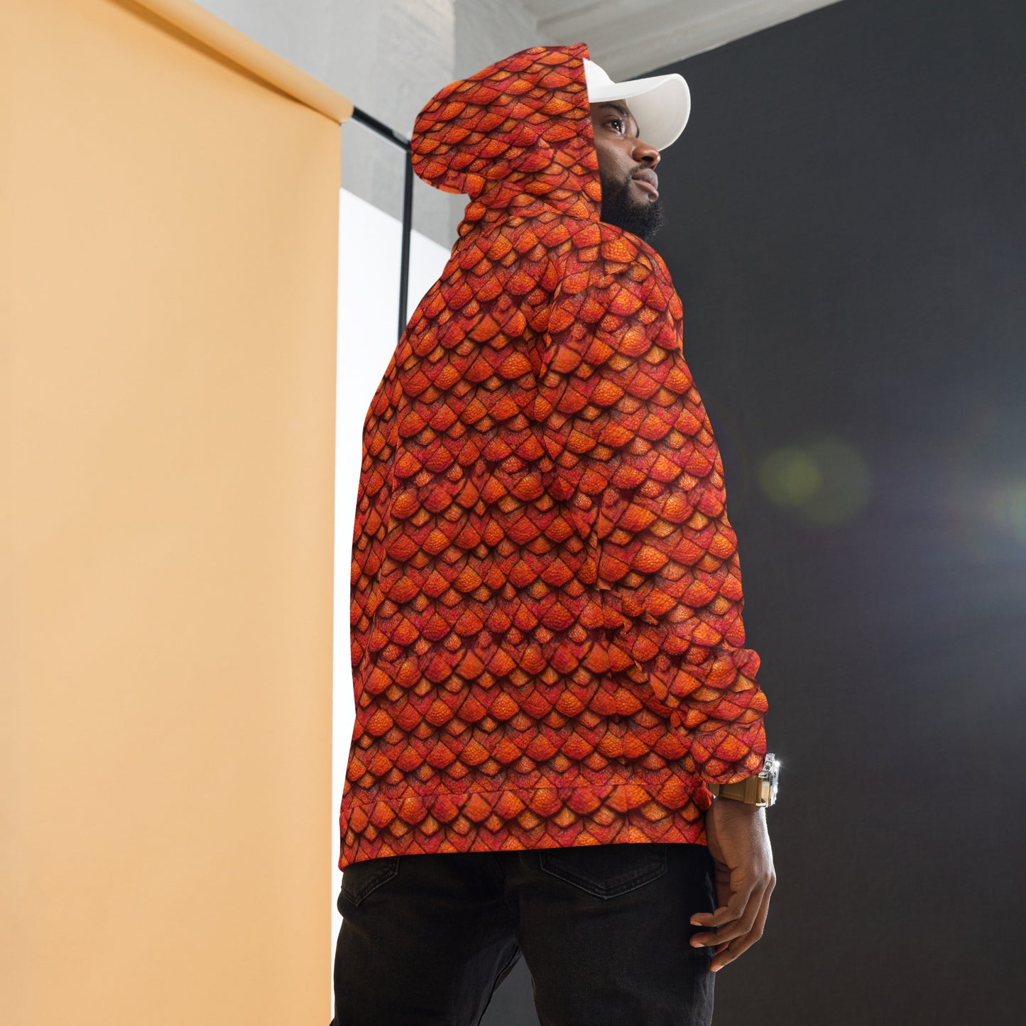 Kurtalor, the Infernal Sentinel of Joy and Peace Men’s Hoodie